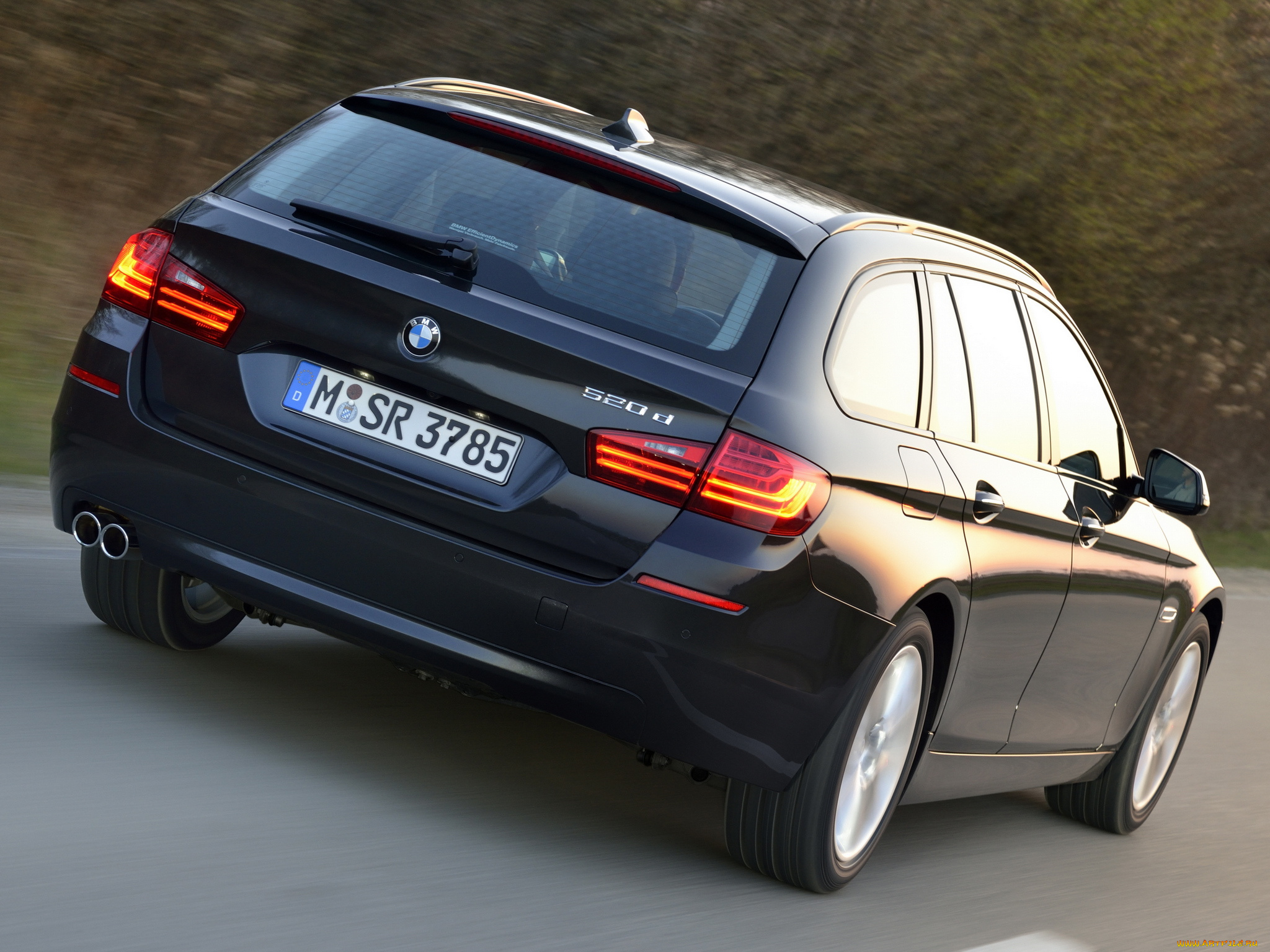 автомобили, bmw, 520d, 2013г, темный, f11, touring