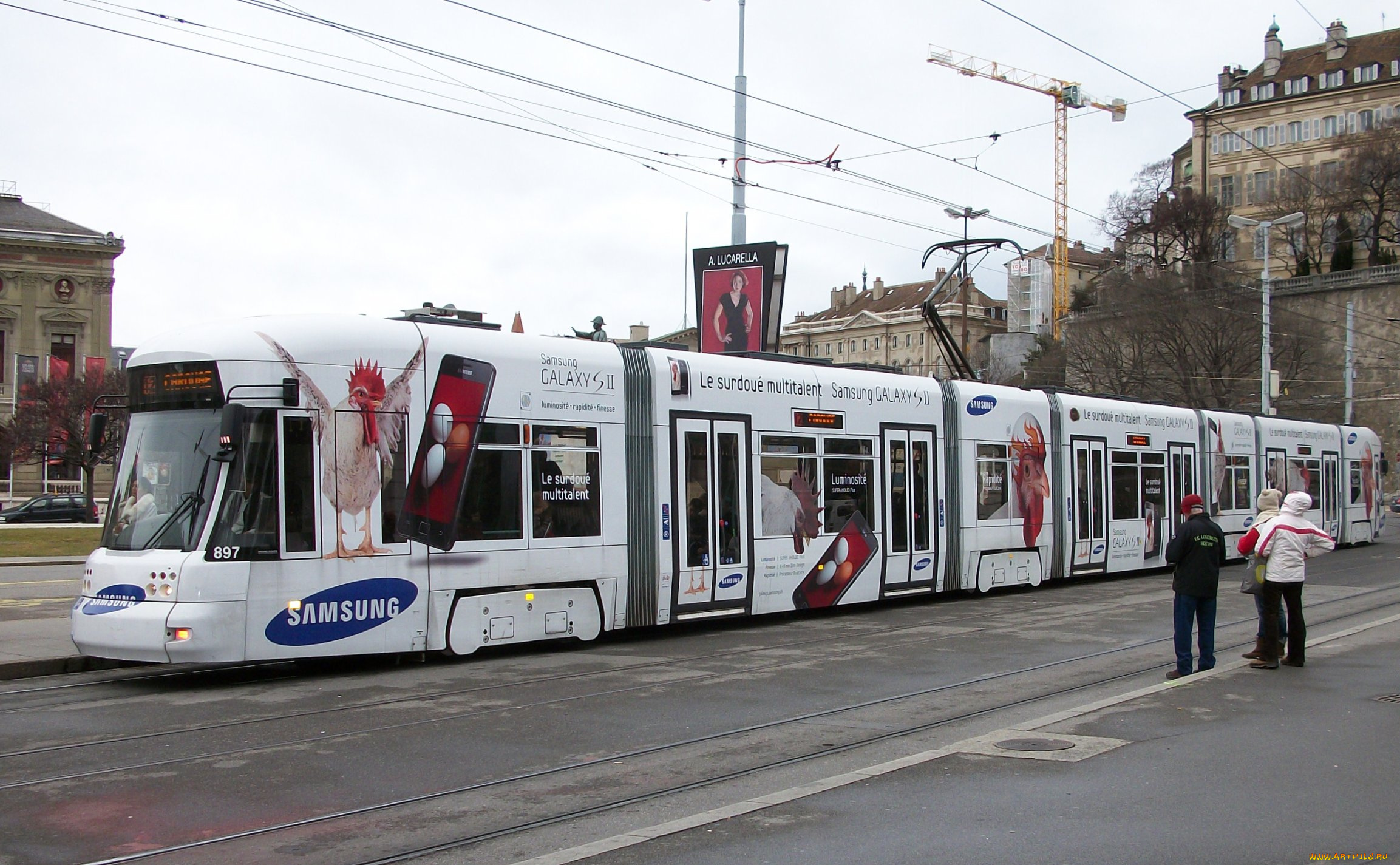 техника, трамваи, трамвай, город, улица, рельсы