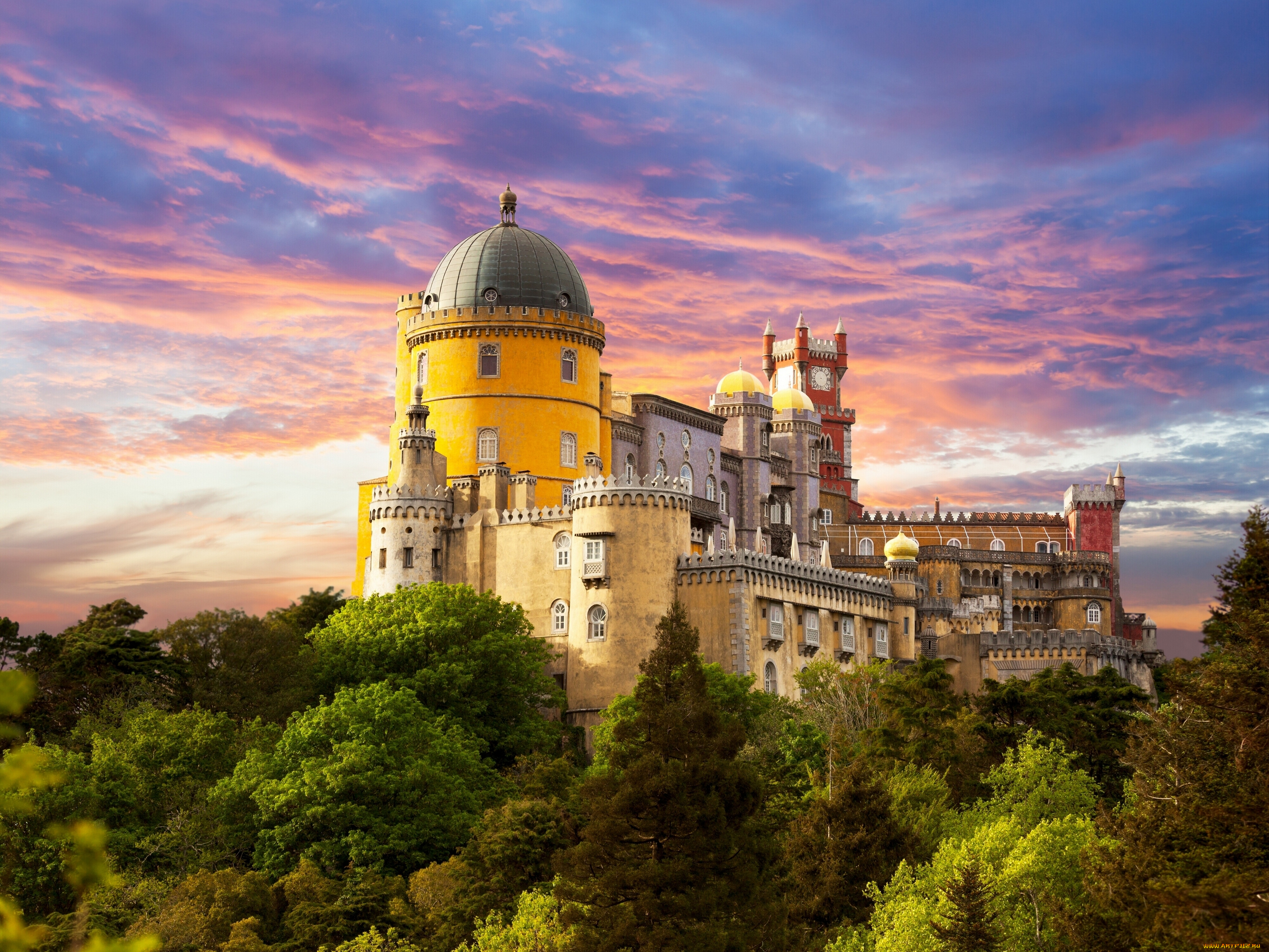 pena, national, palace, -, sintra, , portugal, города, -, дворцы, , замки, , крепости, португалия, синтра, дворец, пена, portugal, sintra, pena, national, palace