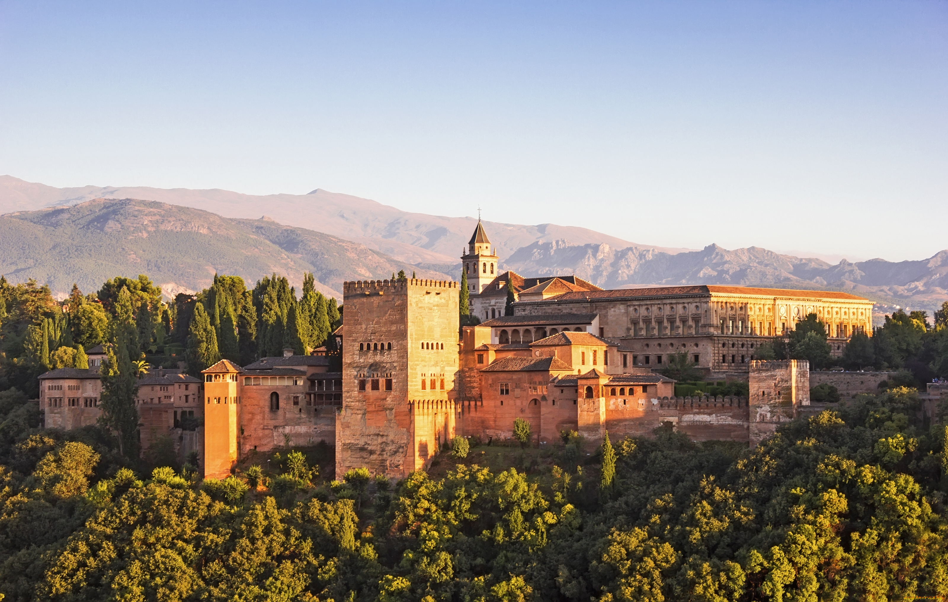 ancient, arabic, fortress, of, alhambra, , granada, , spain, города, -, дворцы, , замки, , крепости, горы, цитадель, крепость, замок, испания, гранада, альгамбра, spain, granada, alhambra