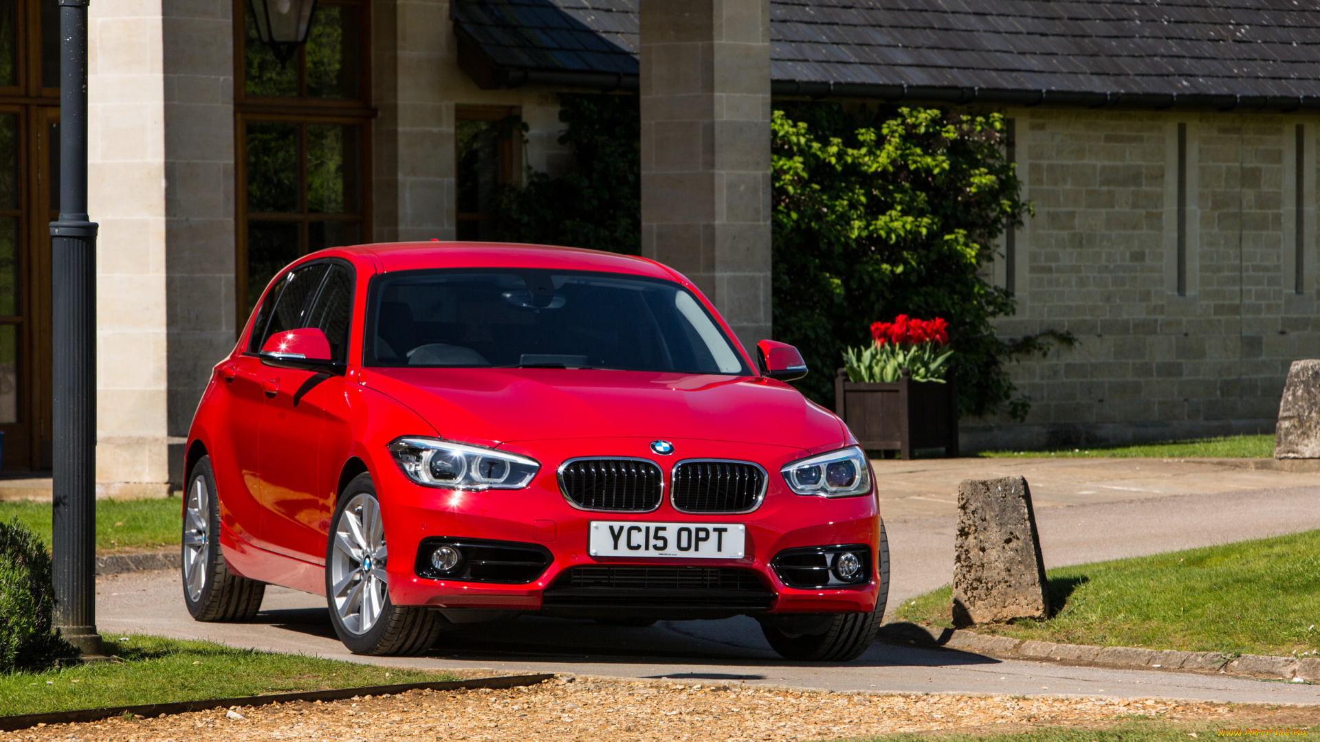 автомобили, bmw, 118d, sport, line, красный, 2015г, f20, 5-door, uk-spec