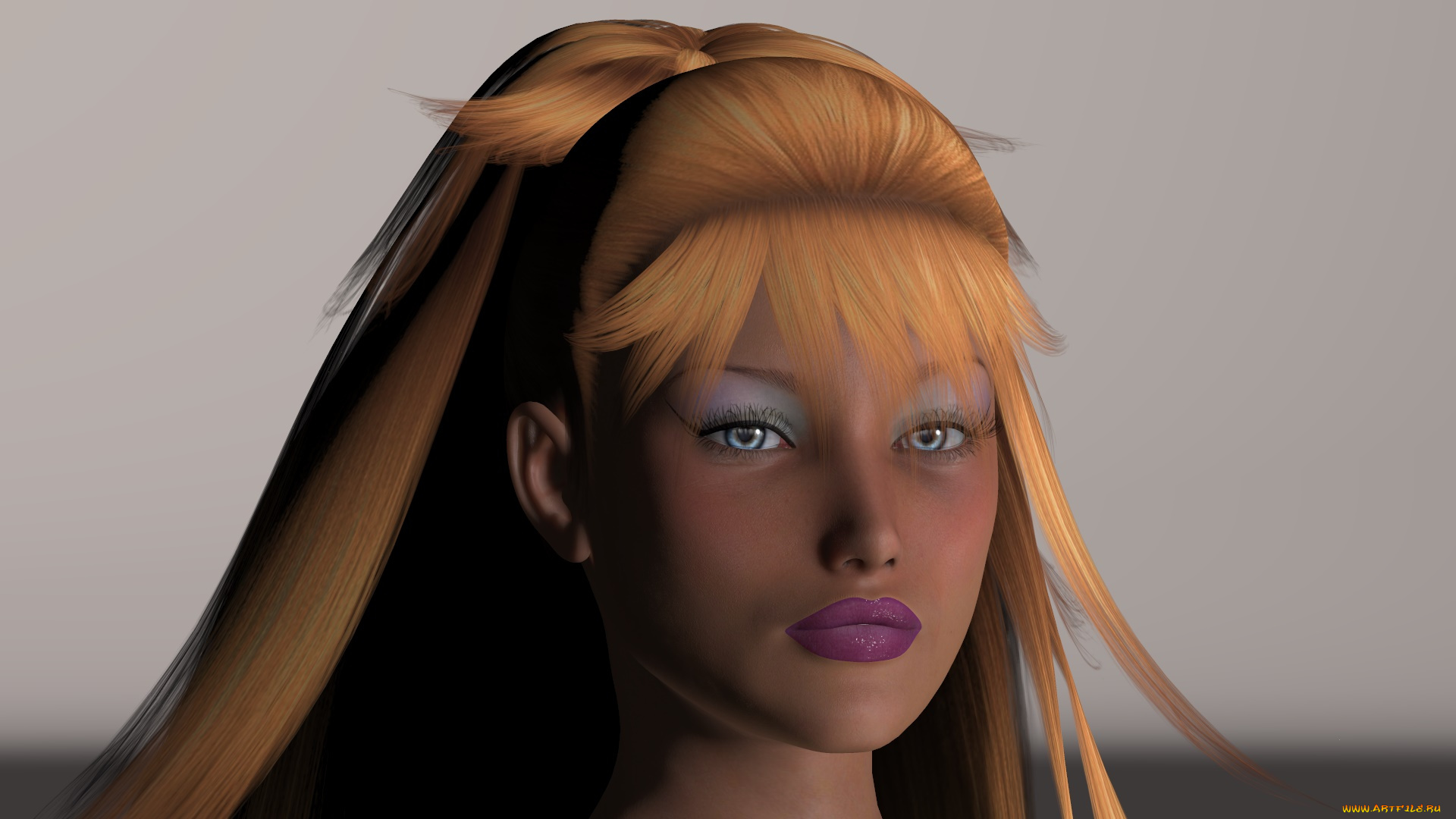 3д, графика, портрет, , portraits, фон, взгляд, девушка