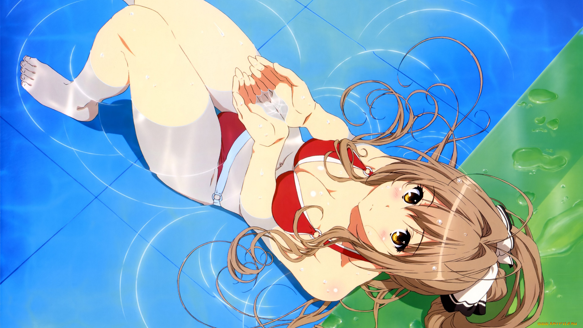 аниме, amagi, brilliant, park, девушка