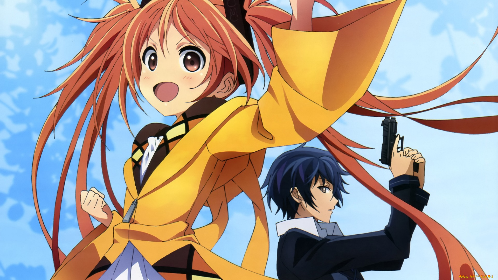 аниме, black, bullet, чёрная, пуля