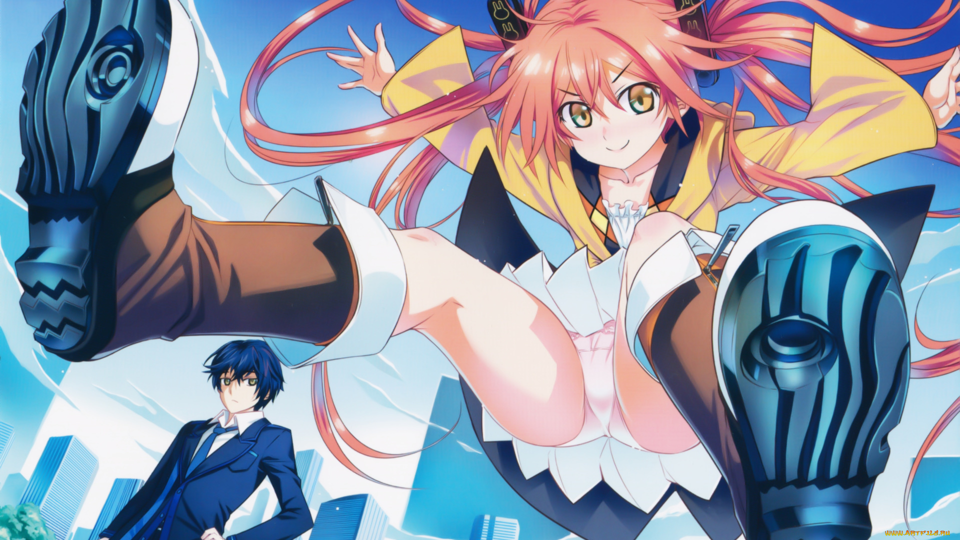 аниме, black, bullet, девочка