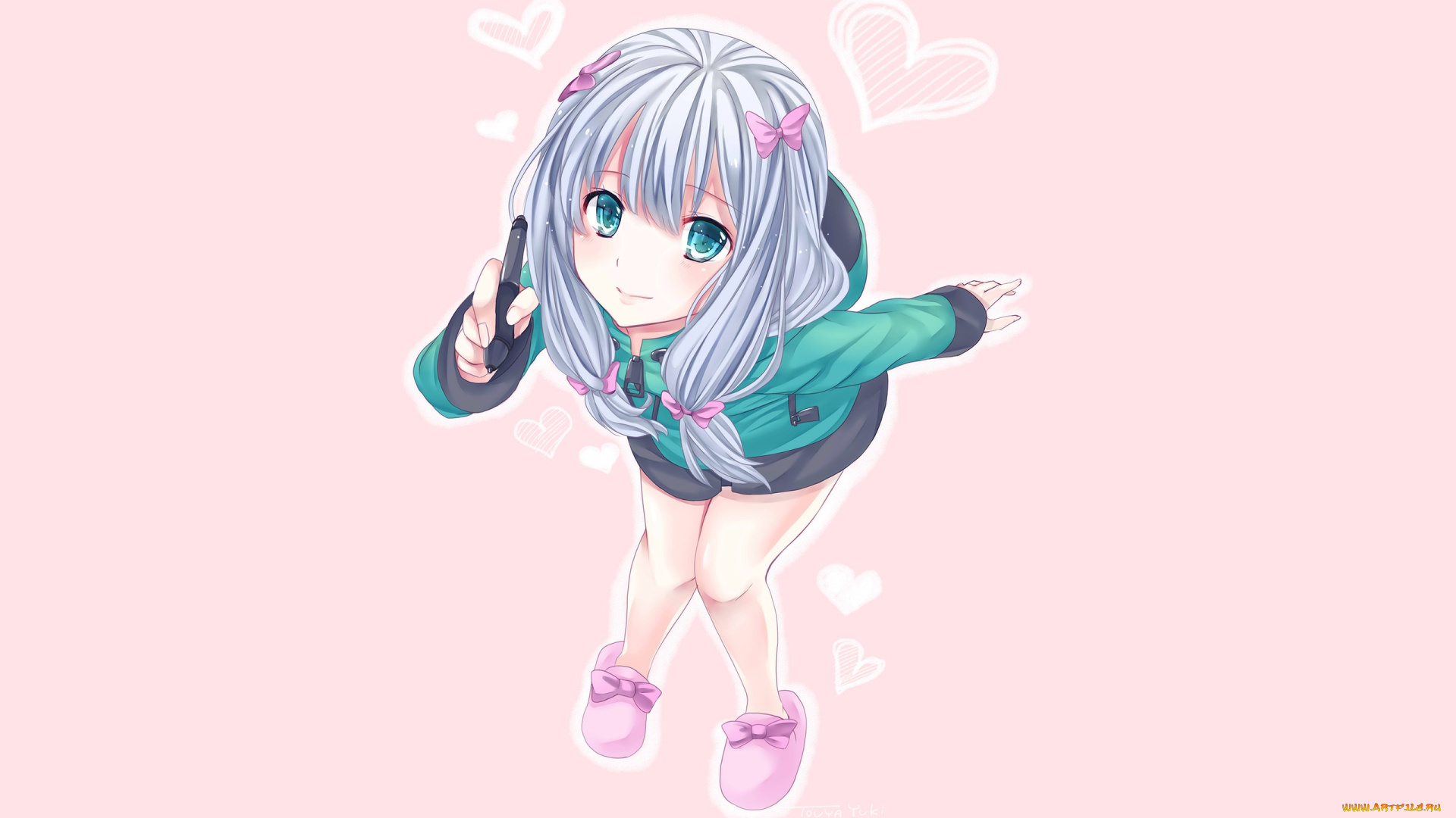 аниме, eromanga-sensei, девушка, фон, взгляд