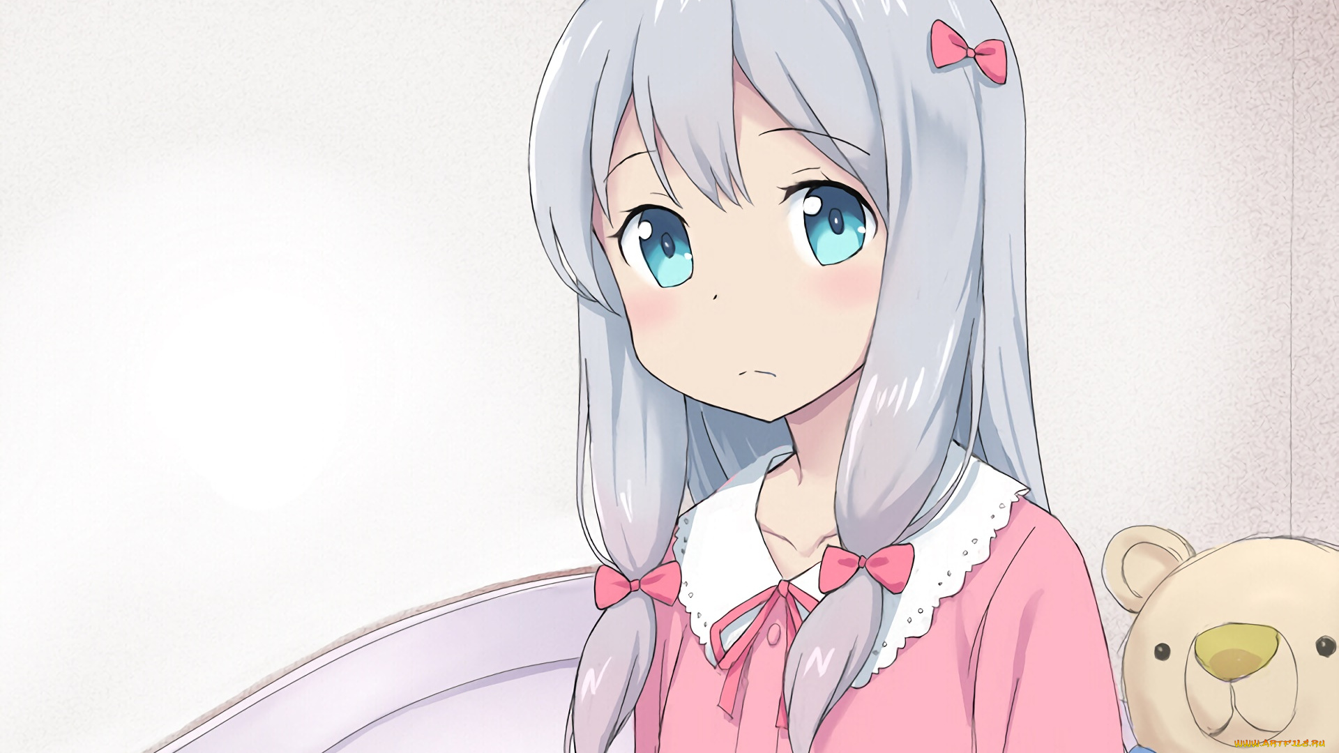 аниме, eromanga-sensei, фон, девушка, взгляд