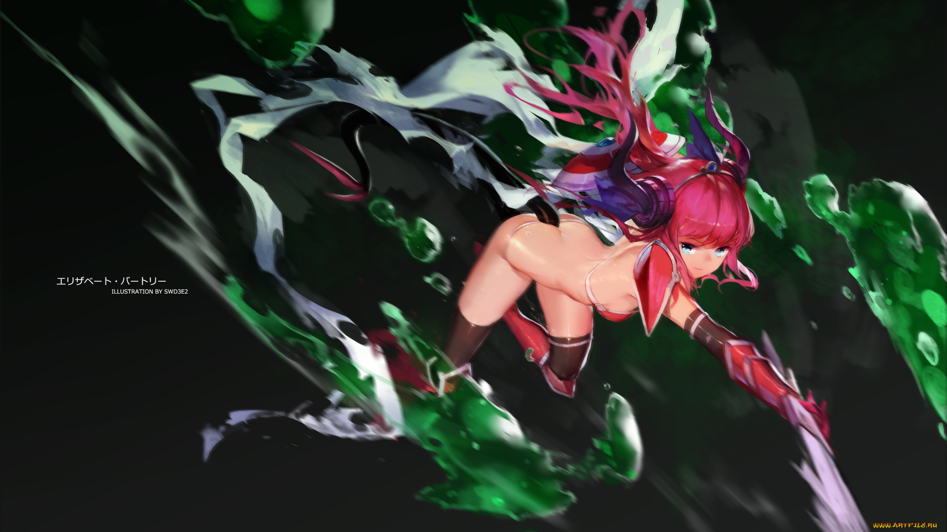 аниме, fate, stay, night, elizabeth, bathory