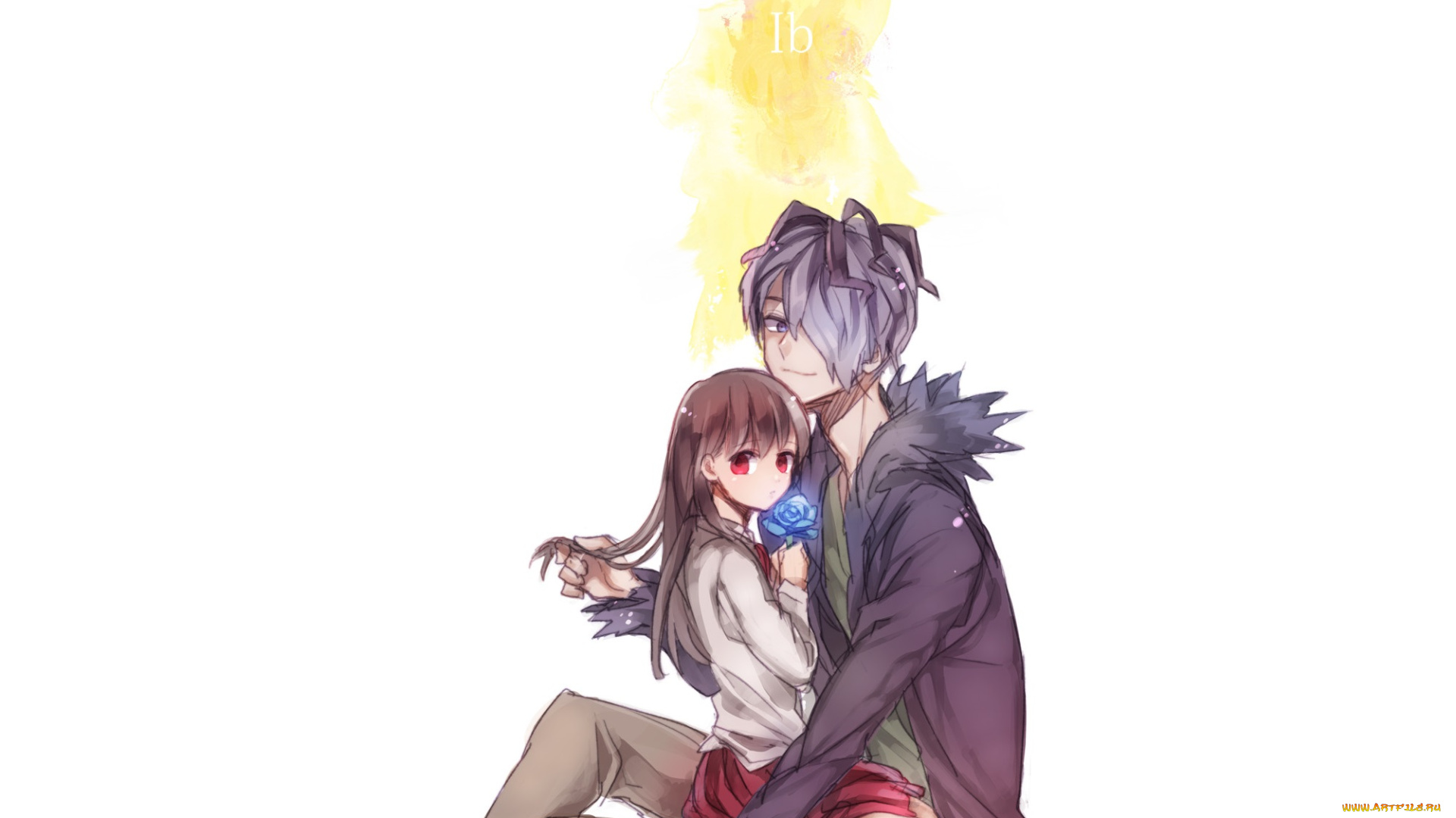 аниме, ib, двое
