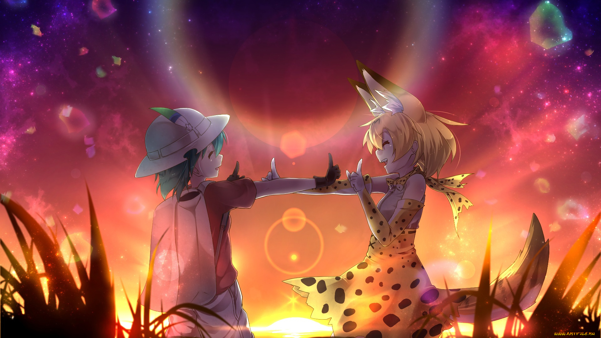 аниме, kemono, friends, kemono, friends