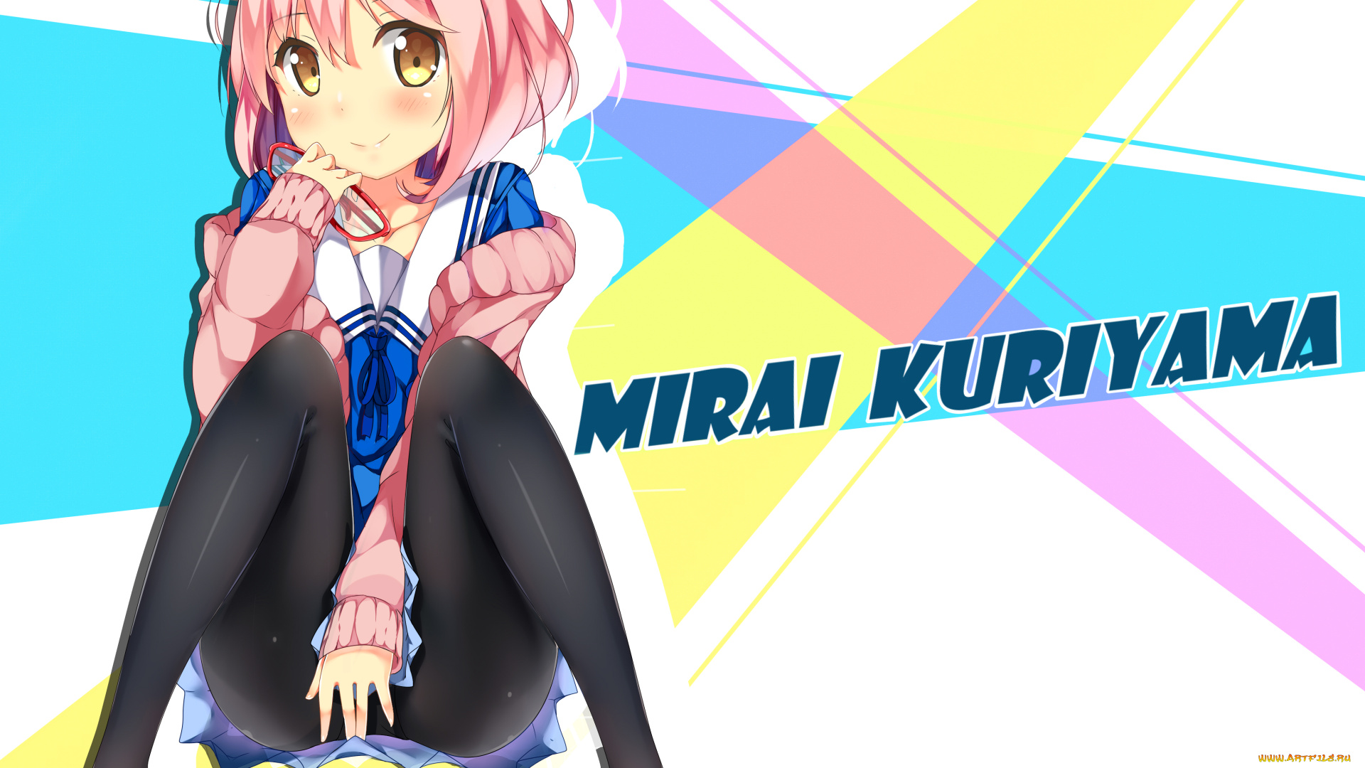 аниме, kyoukai, no, kanata, девушка