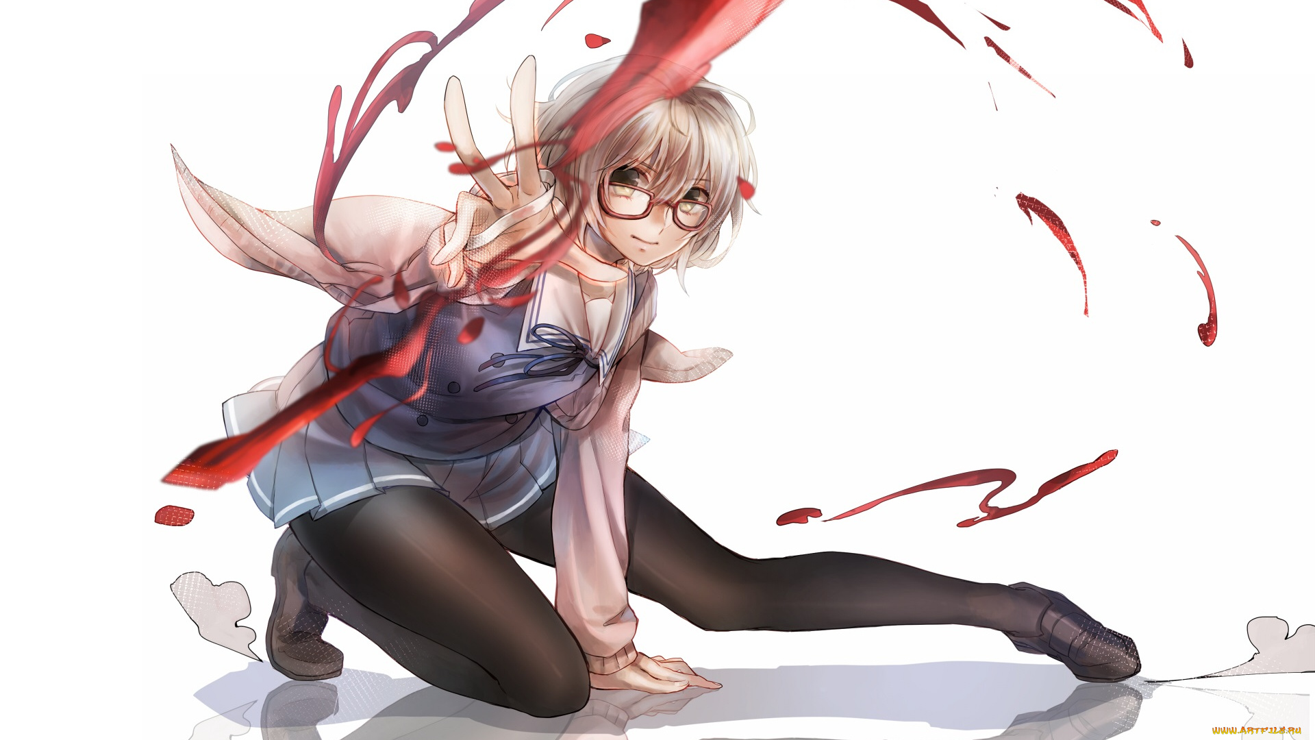 аниме, kyoukai, no, kanata, мирай