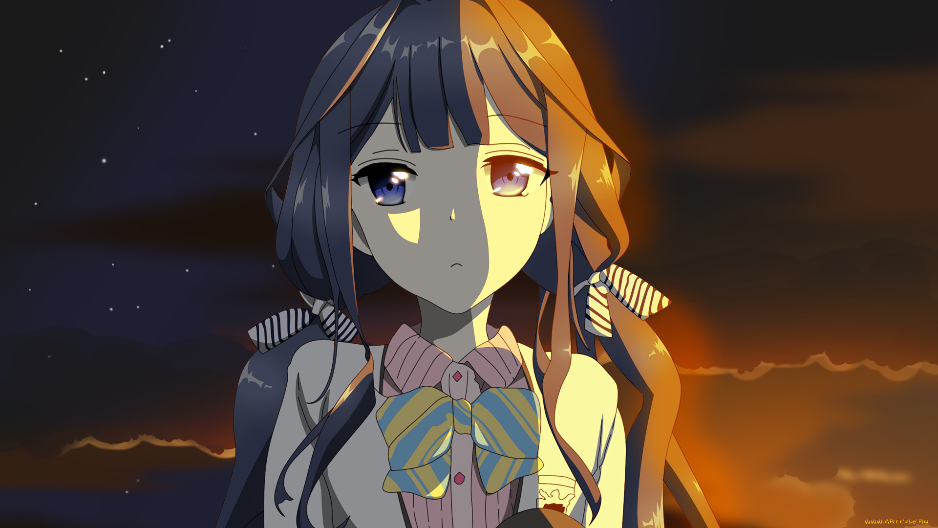 аниме, masamune-kun, no, revenge, фон, взгляд, девушка