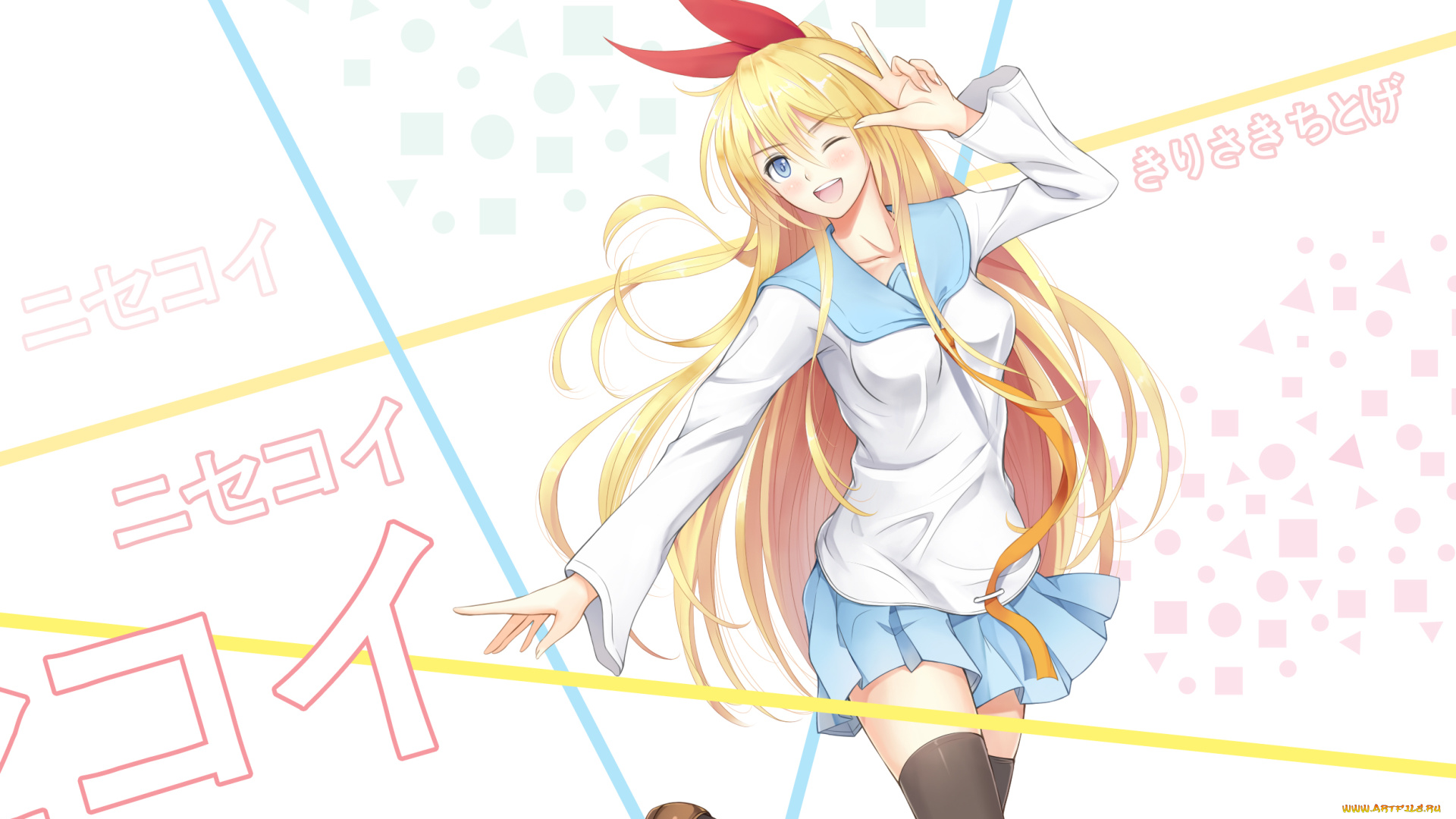 аниме, nisekoi, девушка