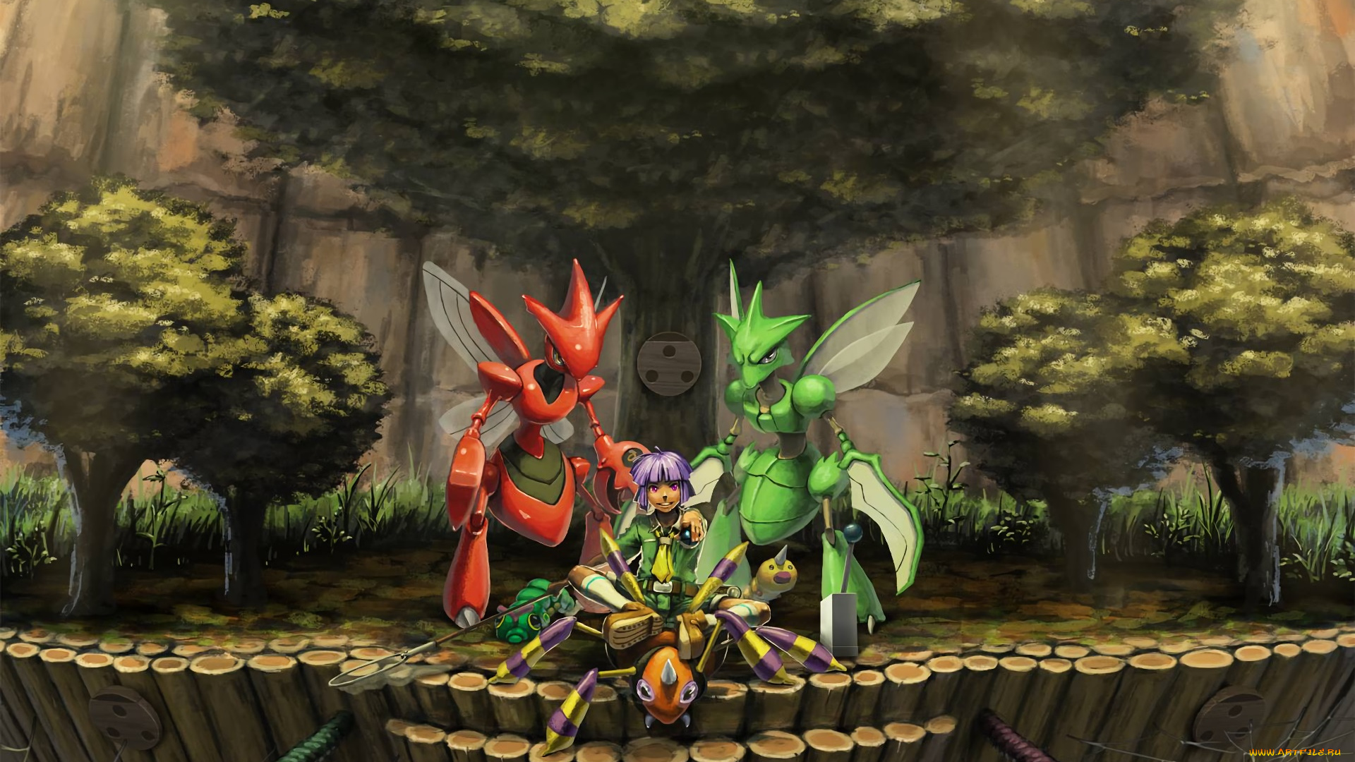 аниме, pokemon, персонажи