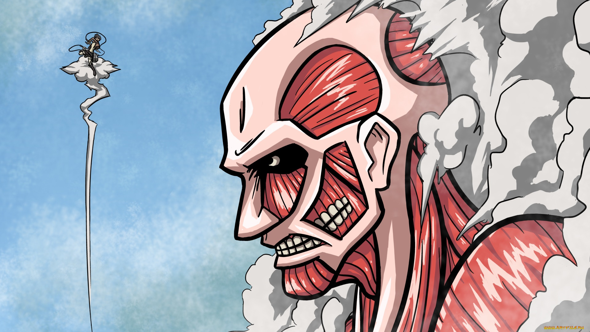 аниме, shingeki, no, kyojin, персонаж