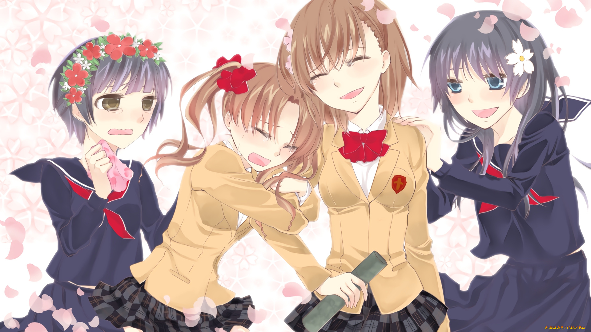 аниме, toaru, majutsu, no, index, фон, взгляд, девушки