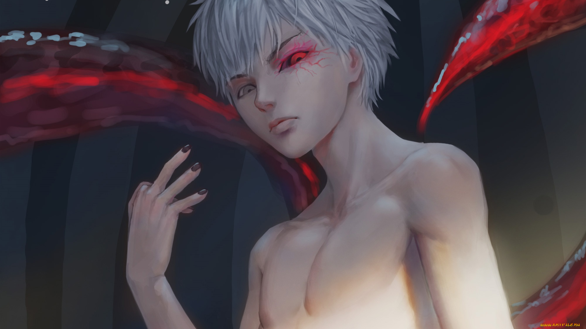 аниме, tokyo, ghoul, канеки