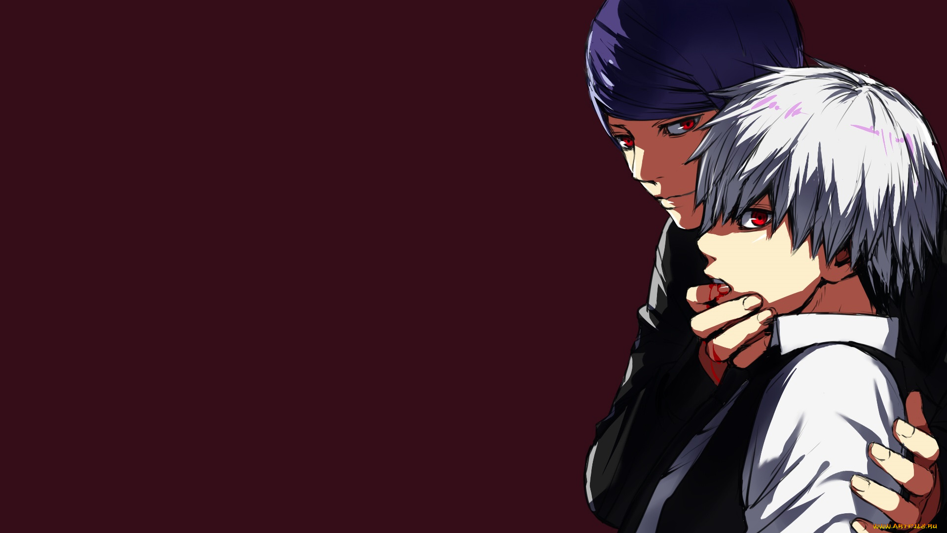 аниме, tokyo, ghoul, парни