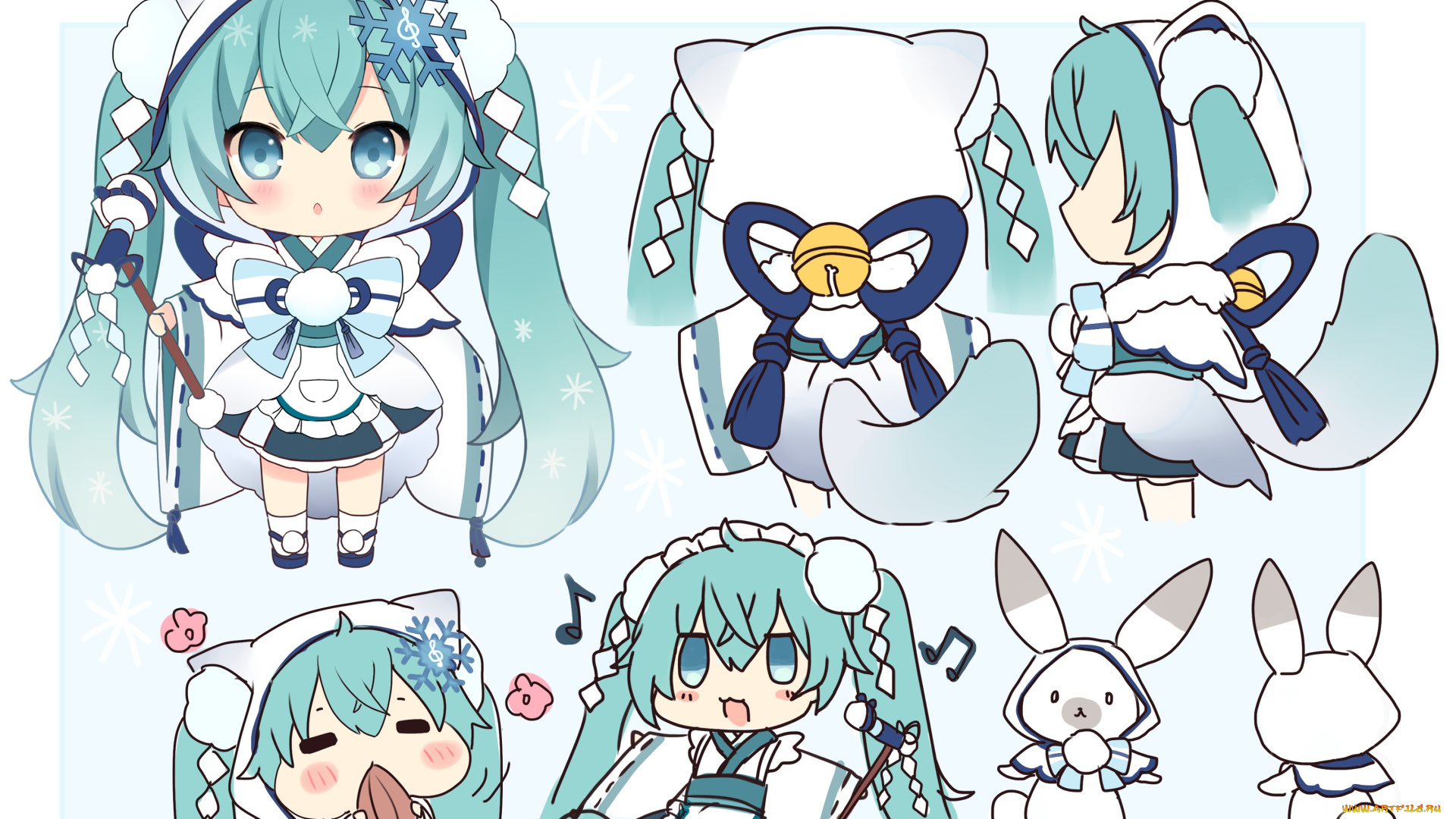 аниме, vocaloid, hatsune, miku