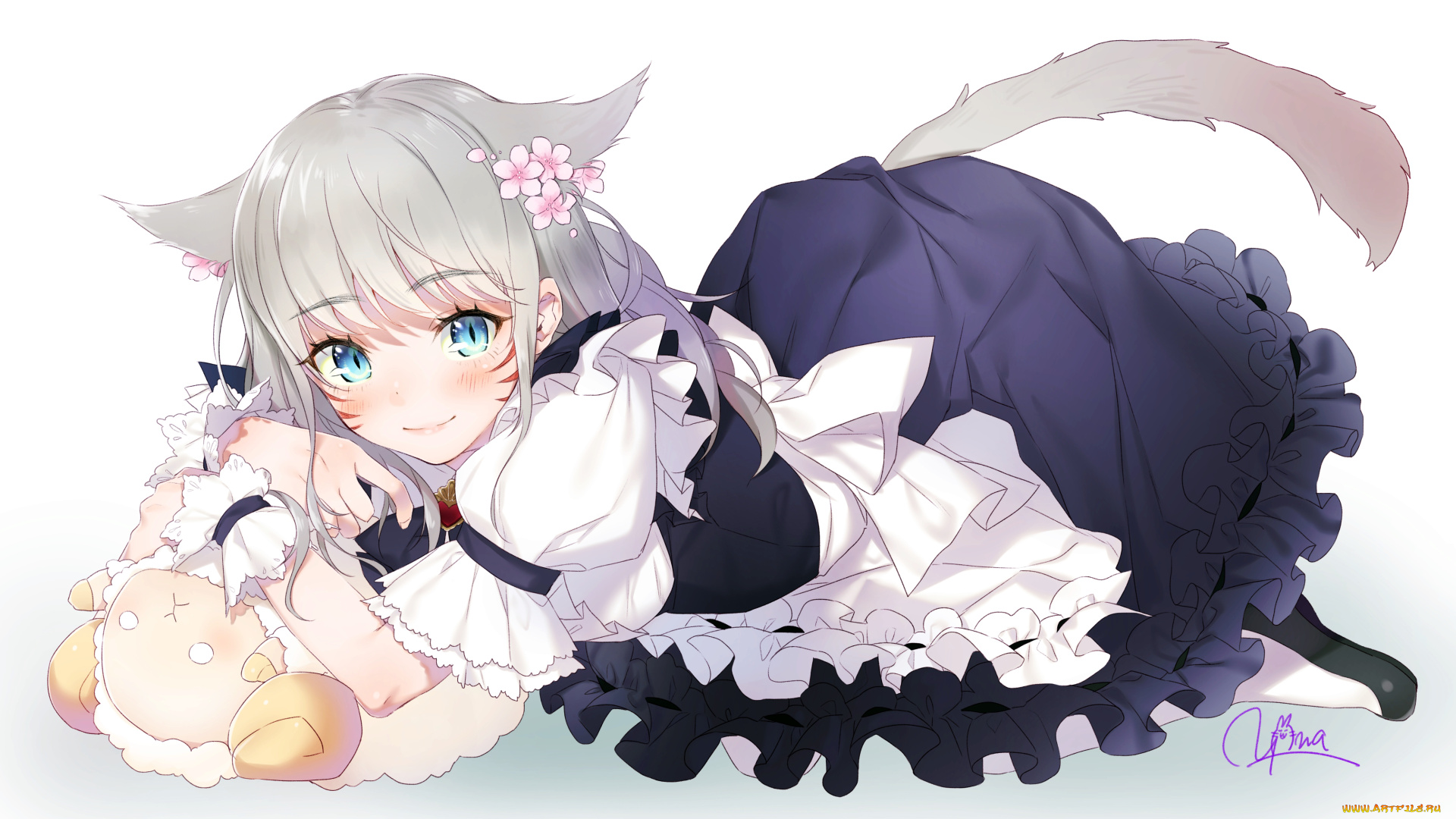 final, fantasy, xiv, аниме, final, fantasy, фон, взгляд, девушка