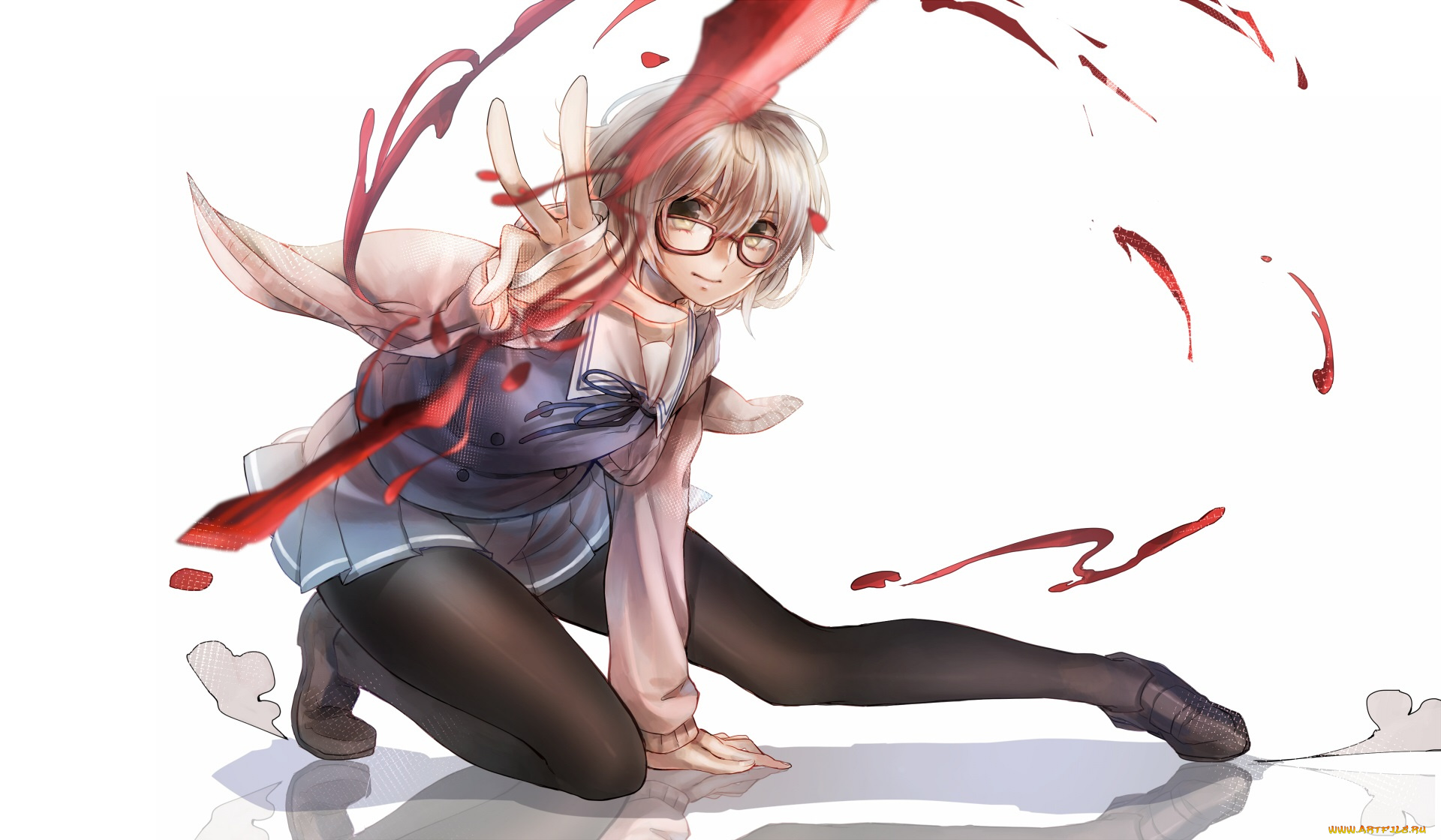 аниме, kyoukai, no, kanata, мирай