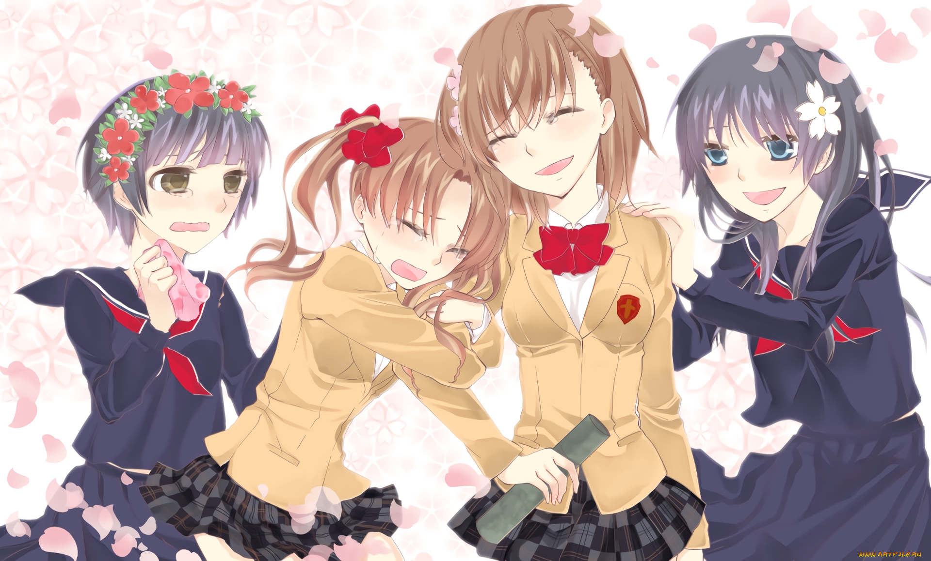 аниме, toaru, majutsu, no, index, фон, взгляд, девушки