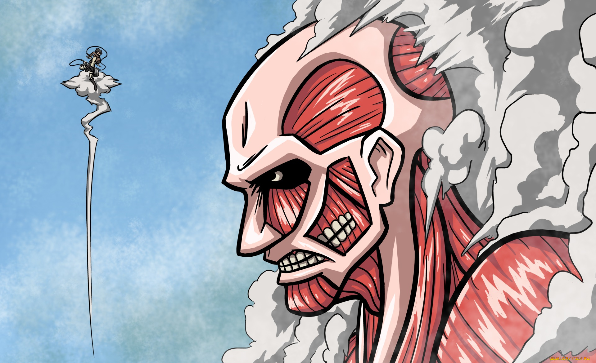 аниме, shingeki, no, kyojin, персонаж