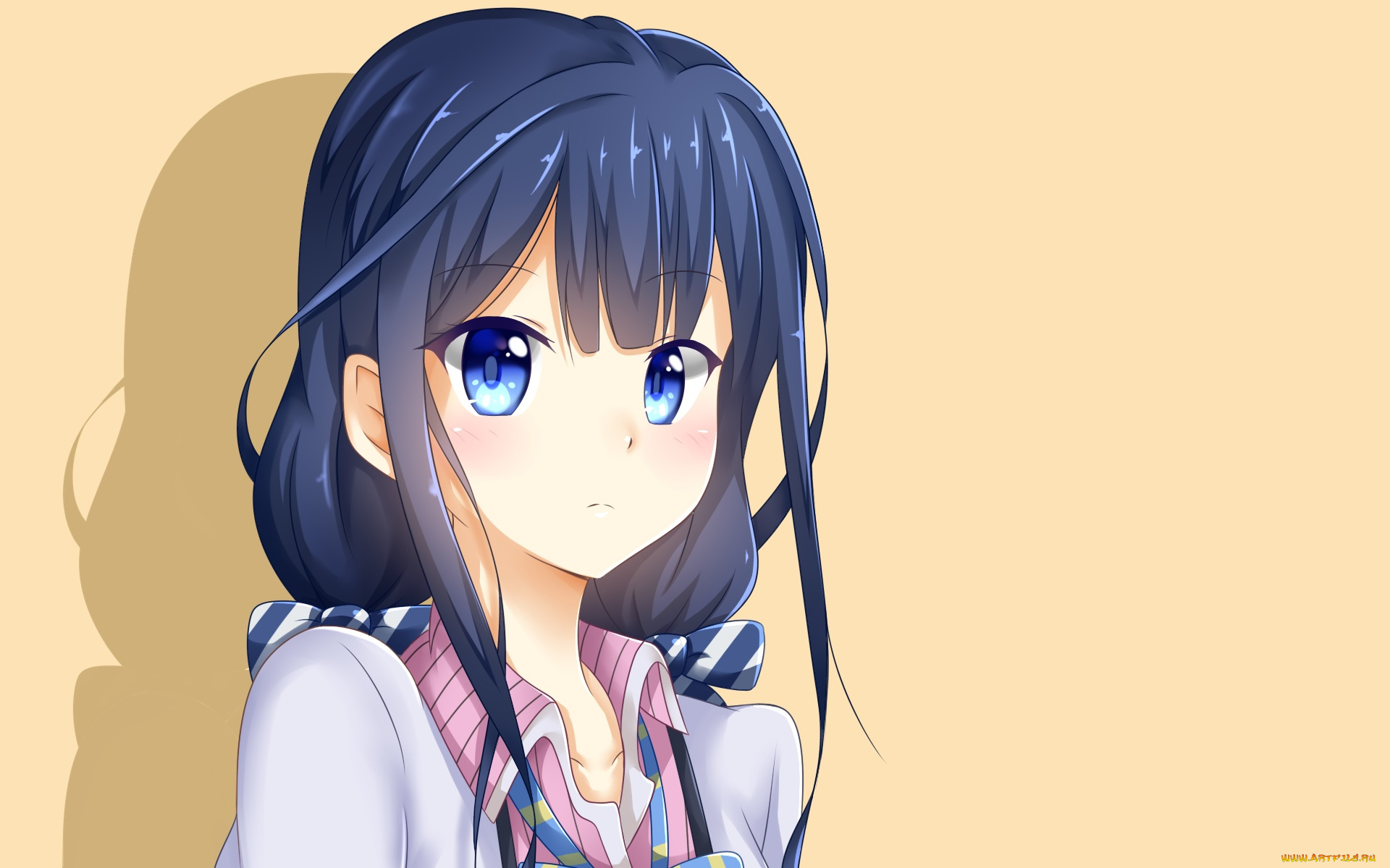 аниме, masamune-kun, no, revenge, девушка, фон, взгляд