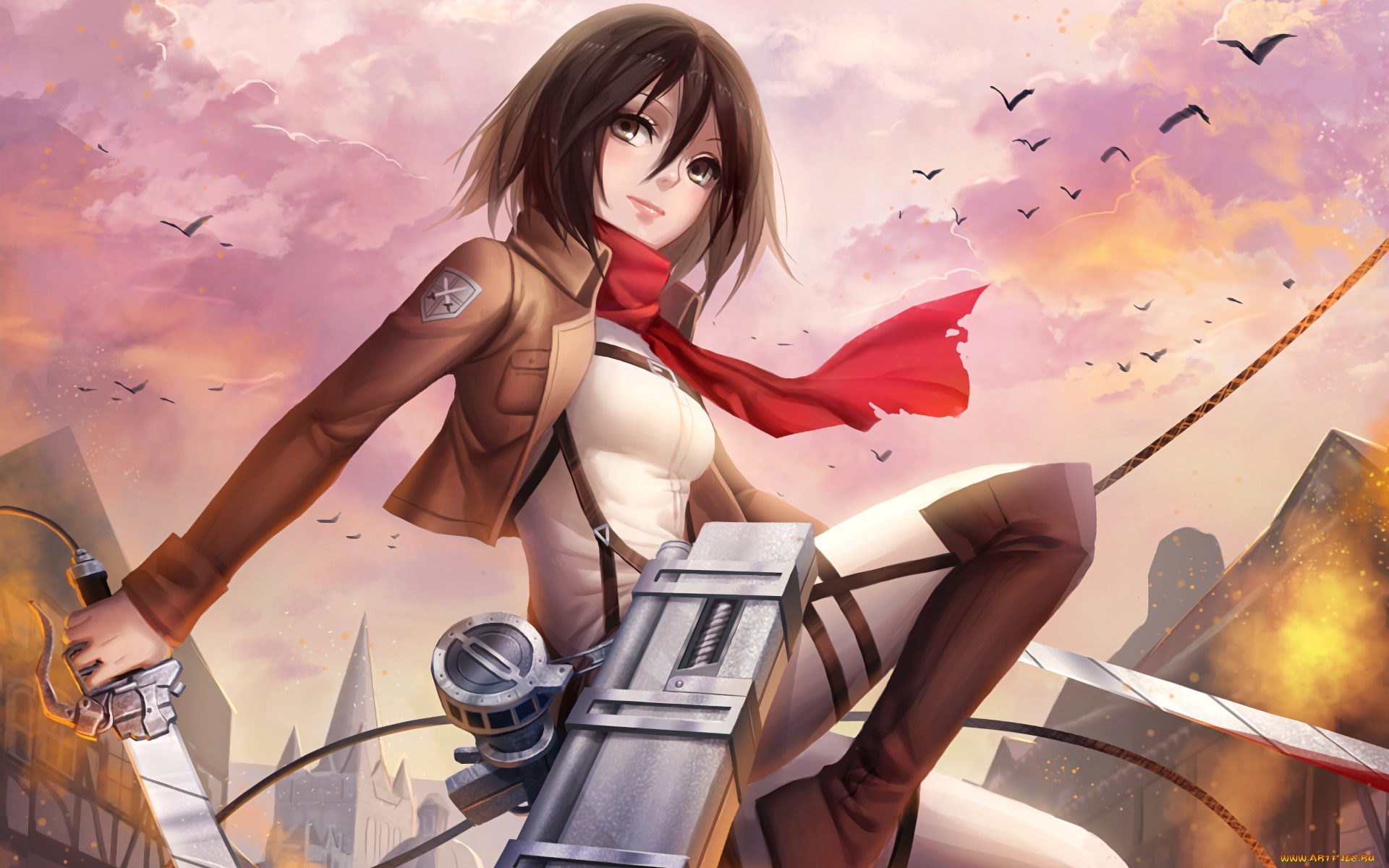 аниме, shingeki, no, kyojin, персонаж