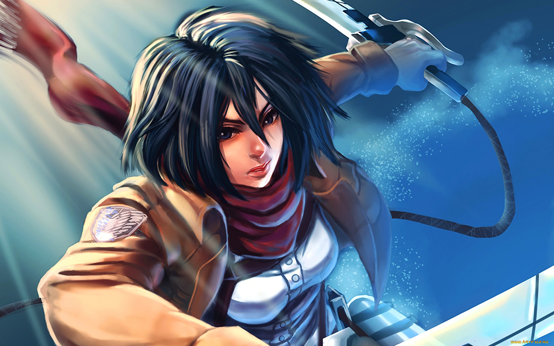 аниме, shingeki, no, kyojin, персонаж