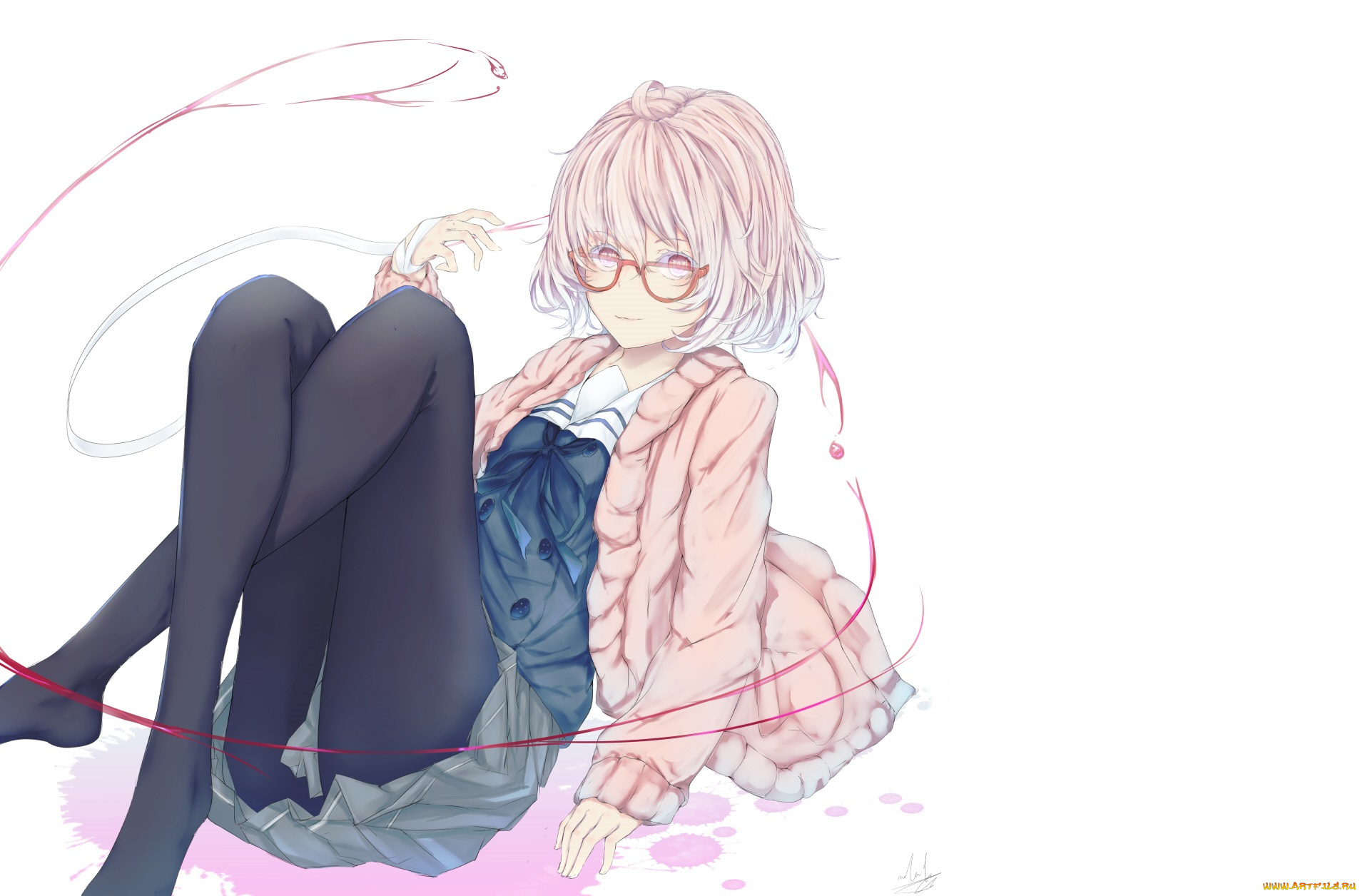 аниме, kyoukai, no, kanata, мирай