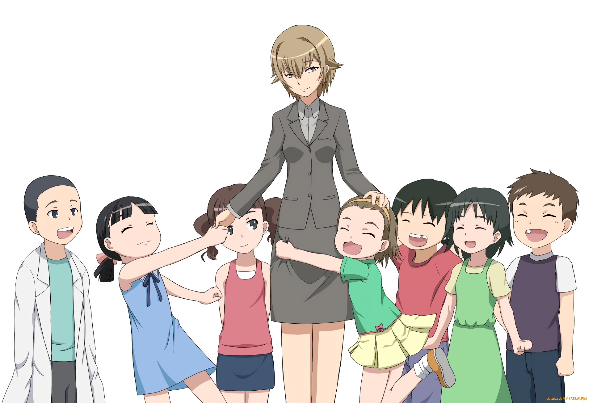 аниме, toaru, majutsu, no, index, девушки, взгляд, фон