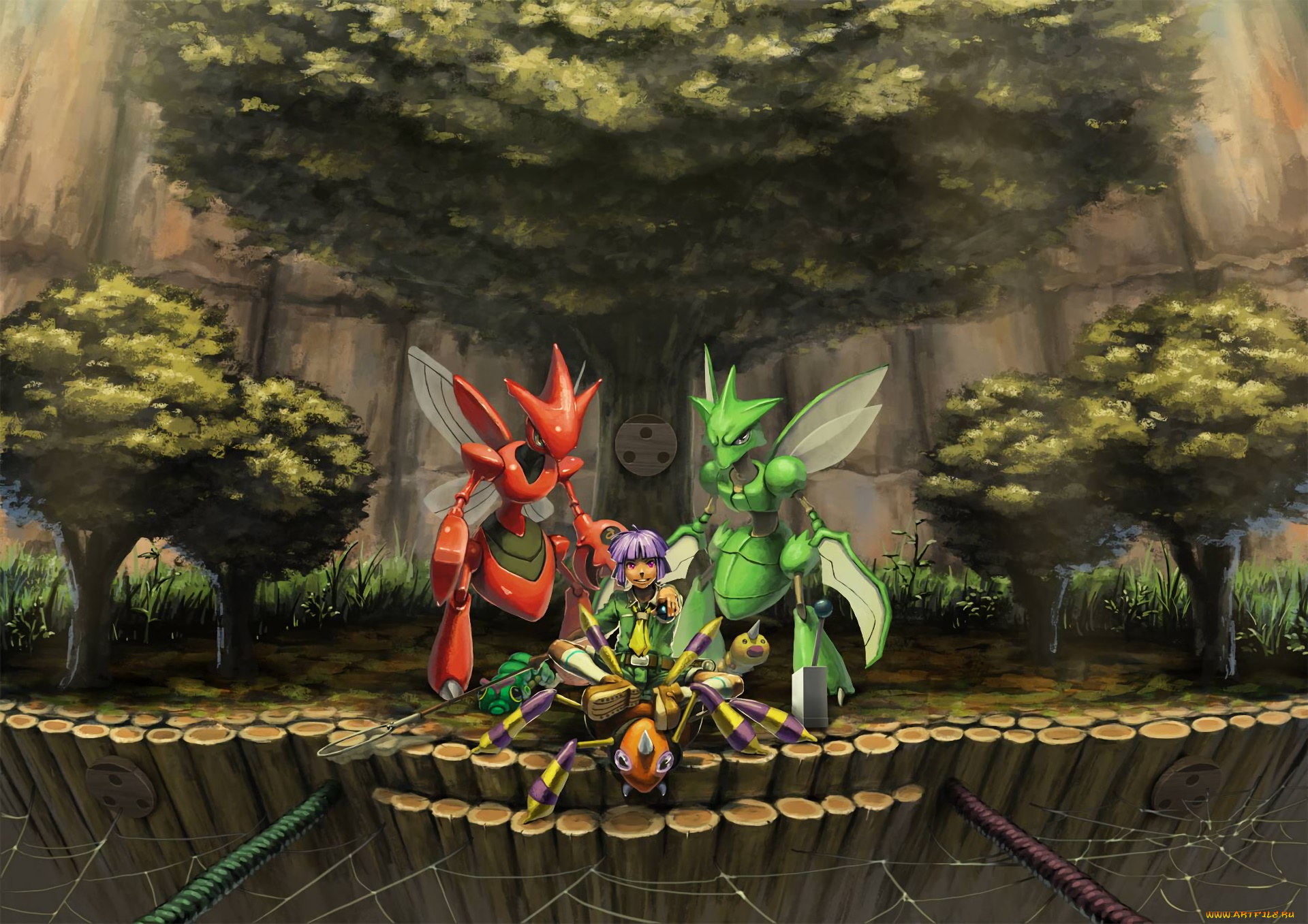 аниме, pokemon, персонажи