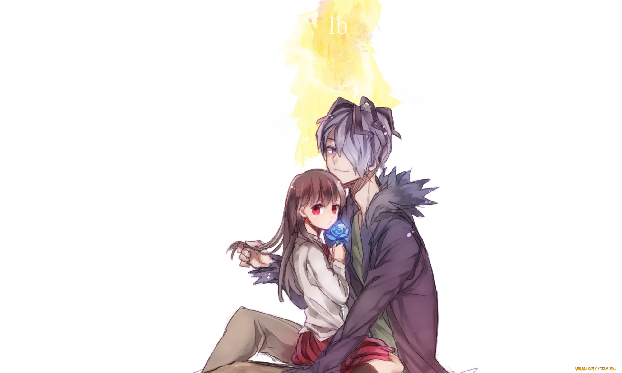 аниме, ib, двое