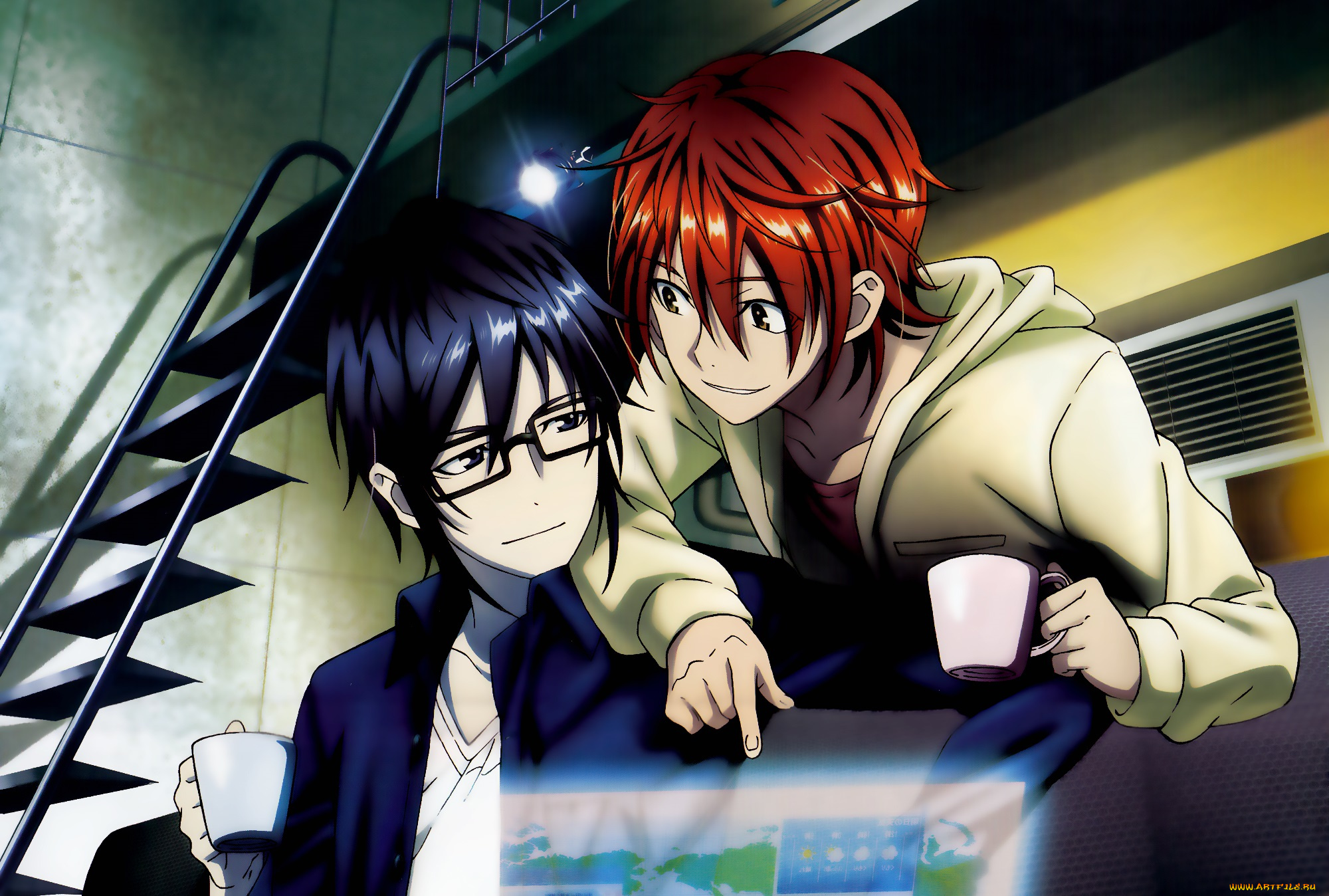аниме, k, project, парни