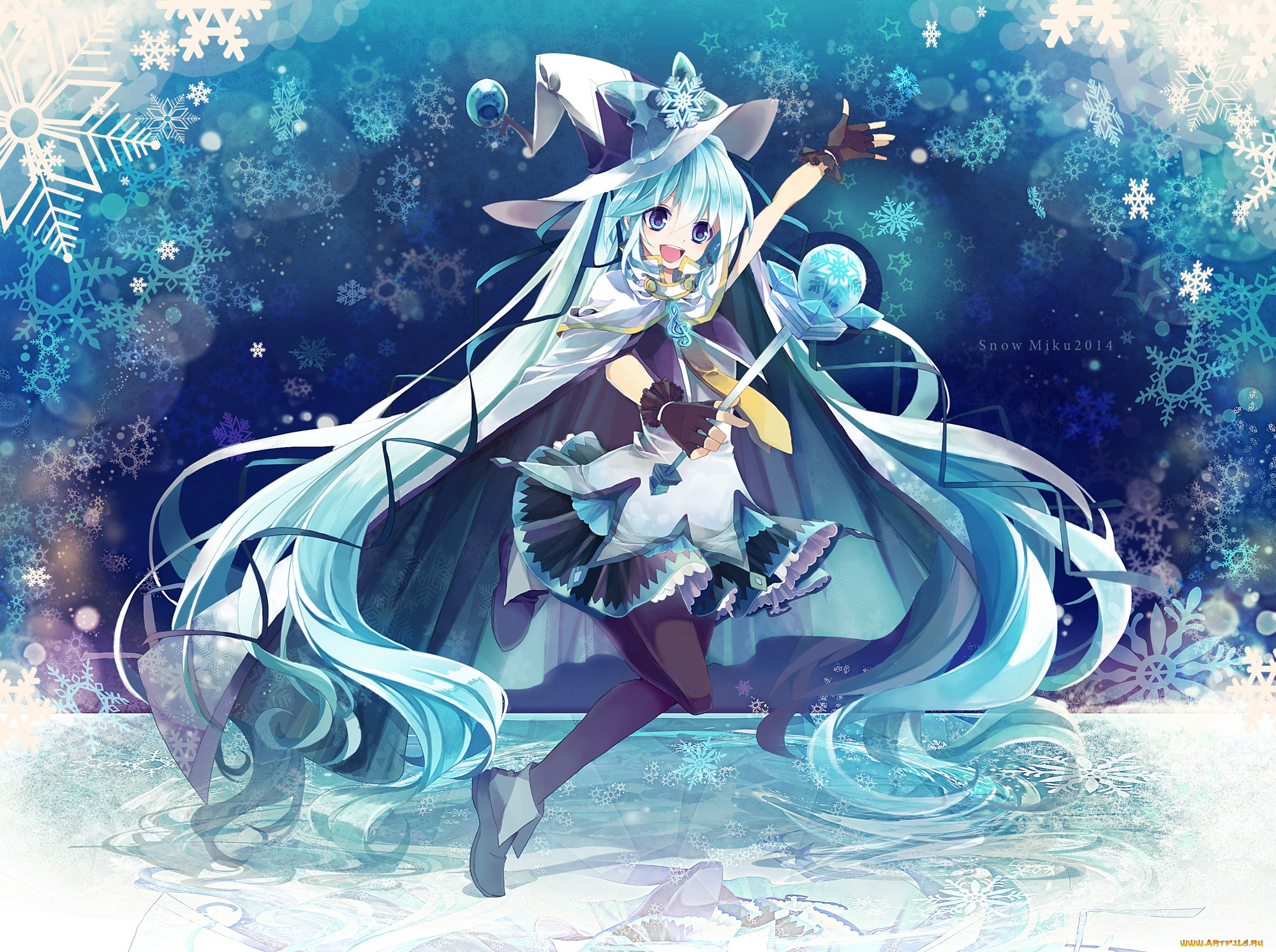аниме, vocaloid, hatsune, miku