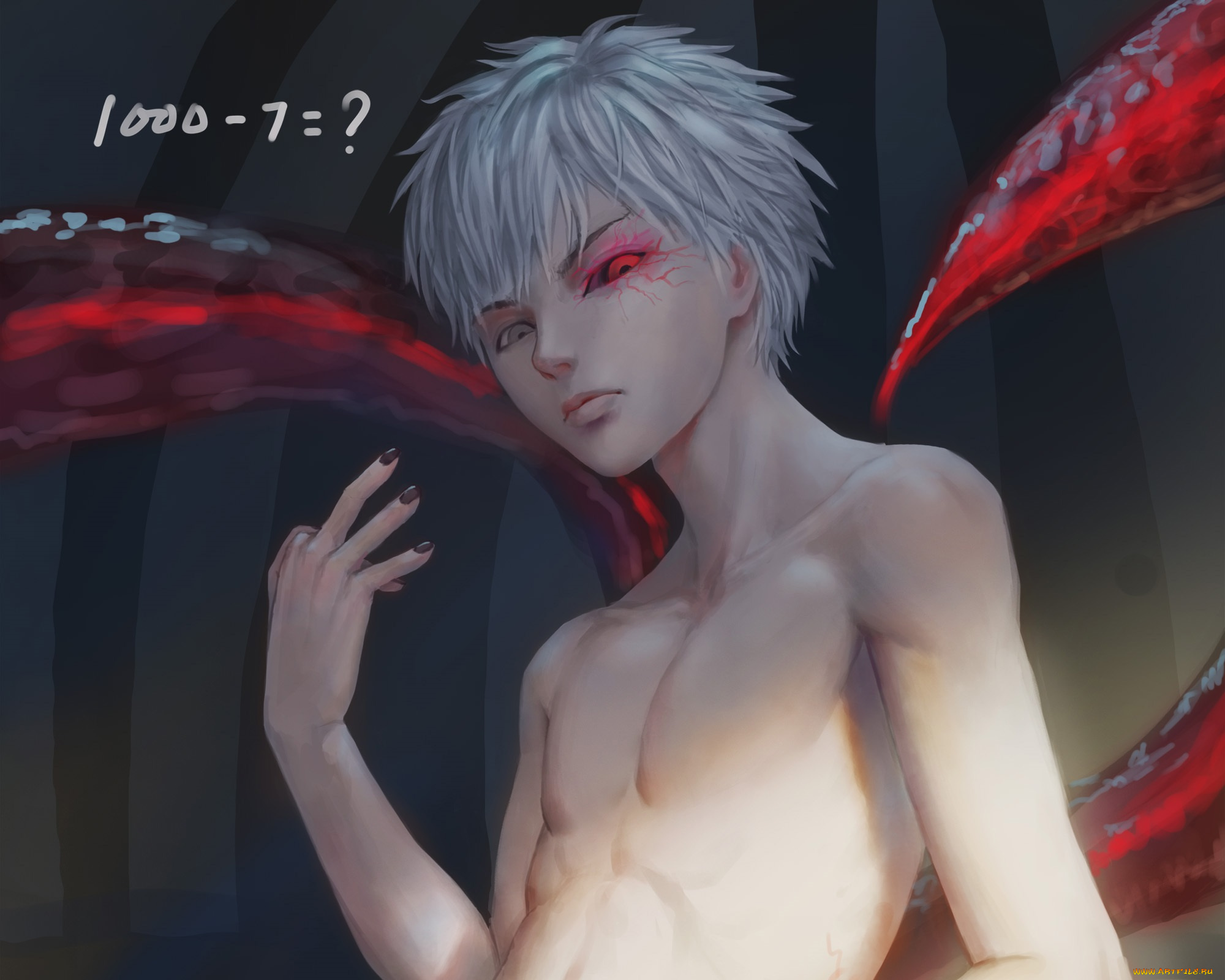 аниме, tokyo, ghoul, канеки