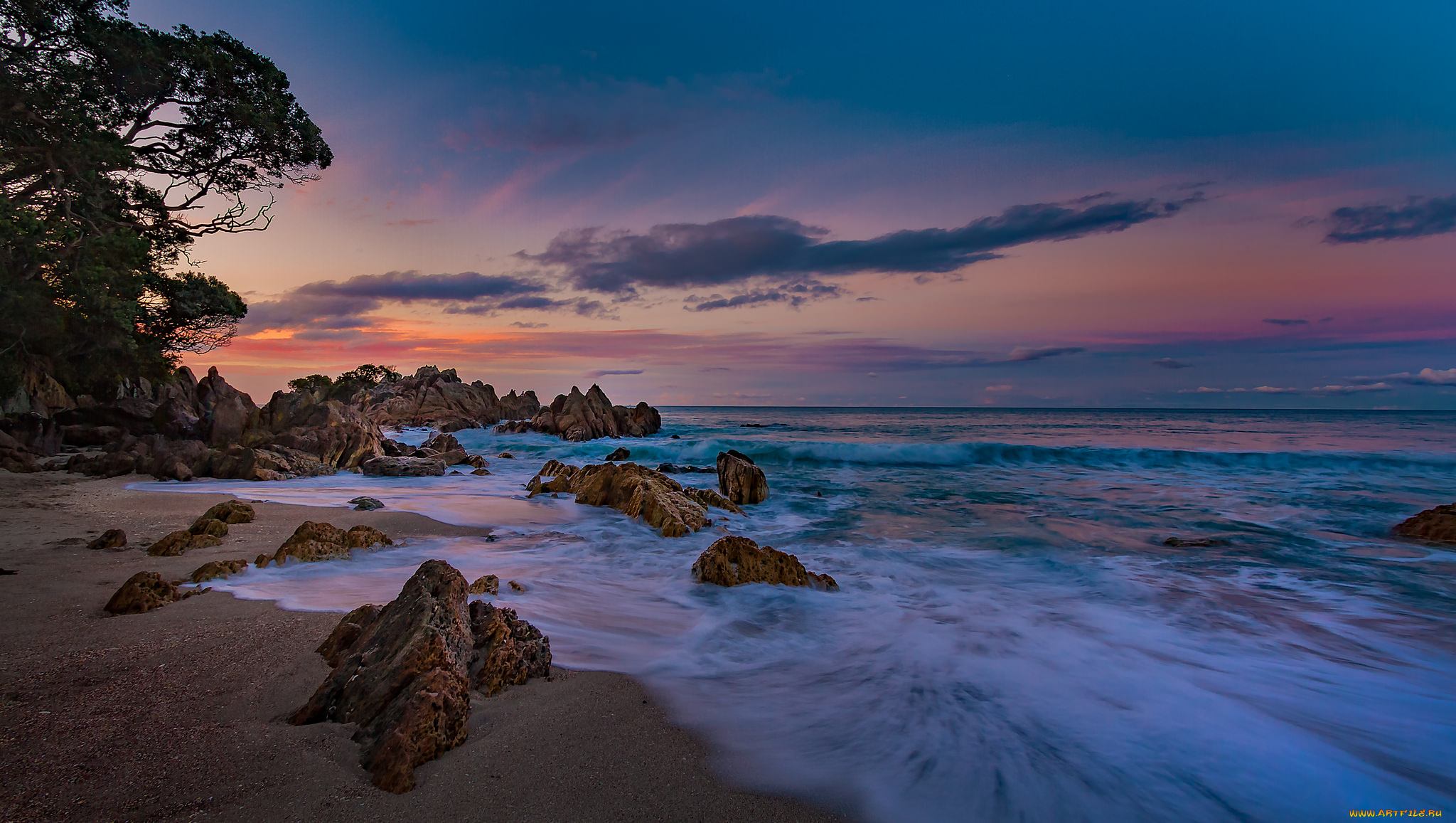 природа, побережье, берег, море