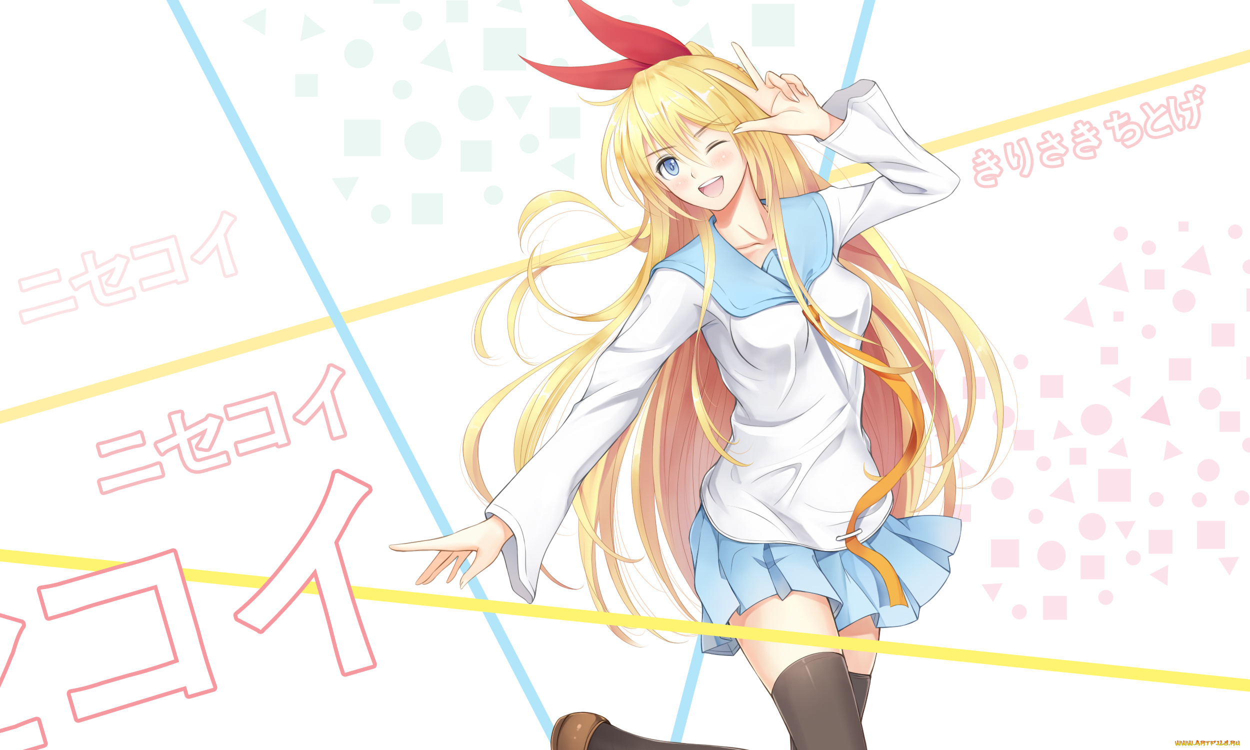 аниме, nisekoi, девушка