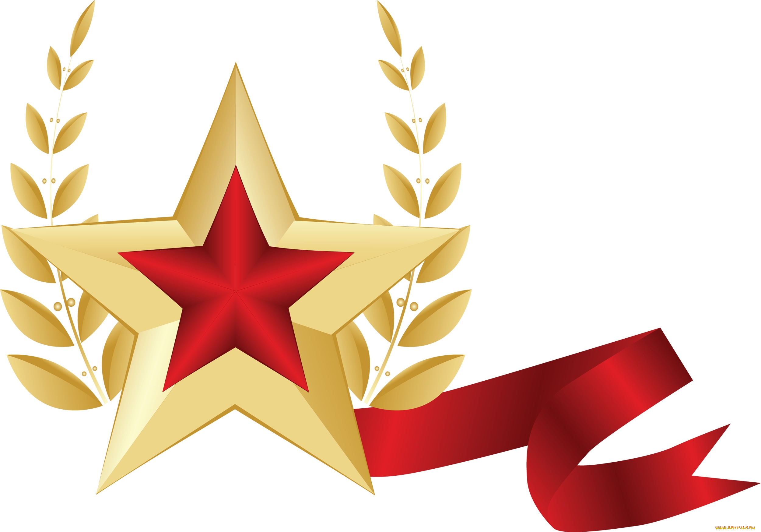 праздничные, день, защитника, отечества, лента, звезда