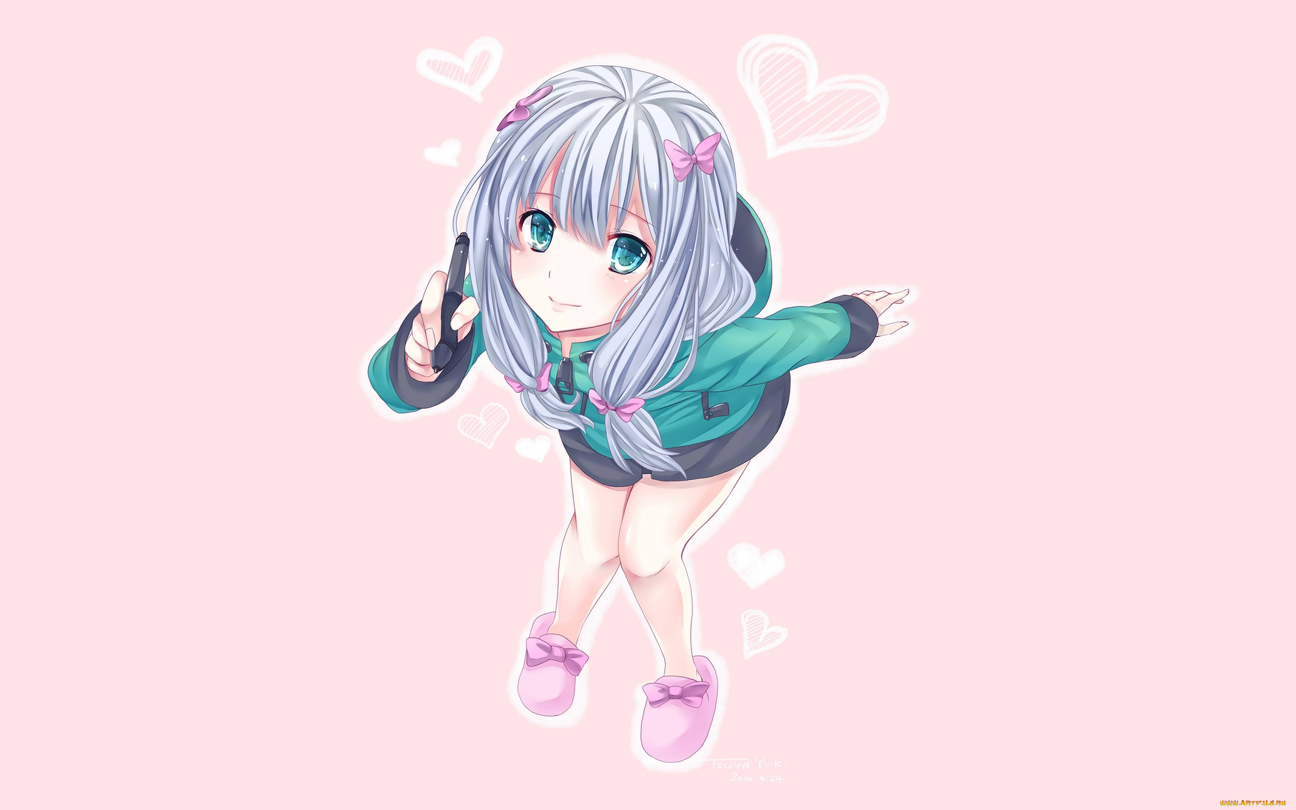 аниме, eromanga-sensei, девушка, фон, взгляд