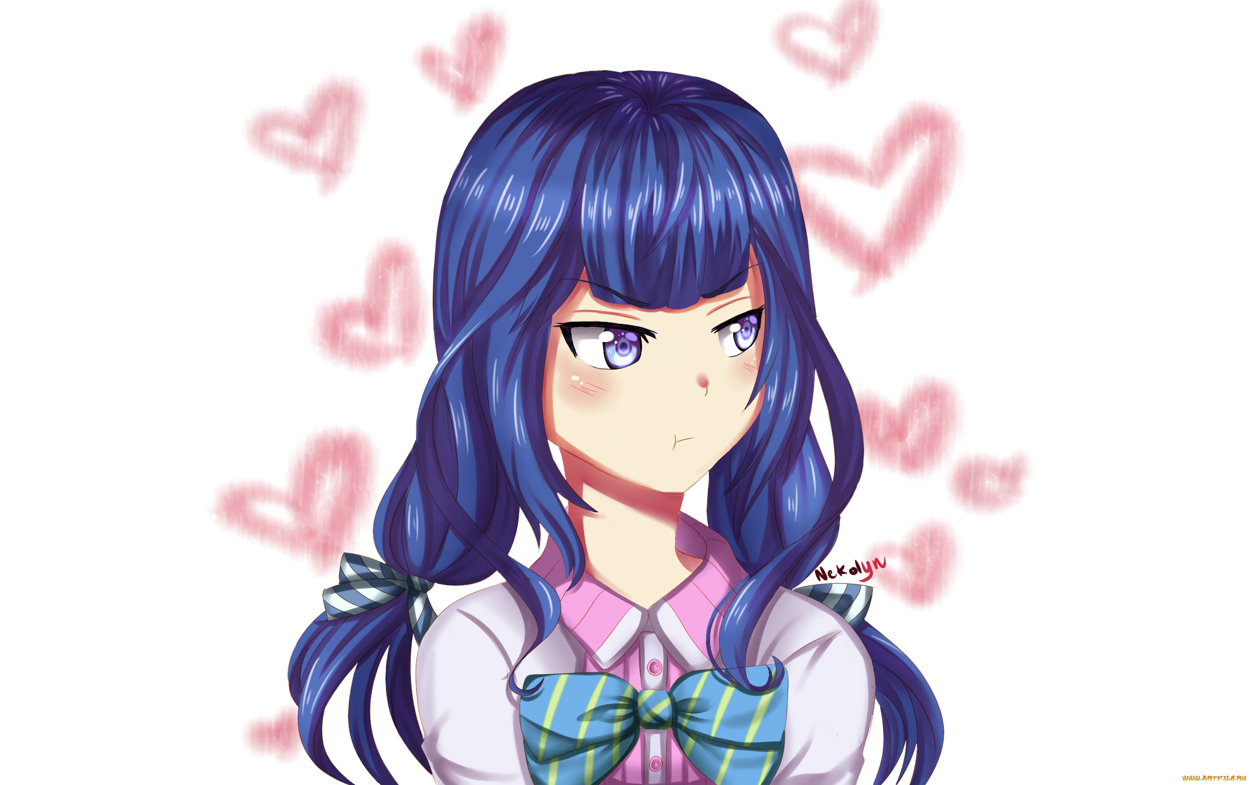 аниме, masamune-kun, no, revenge, фон, взгляд, девушка