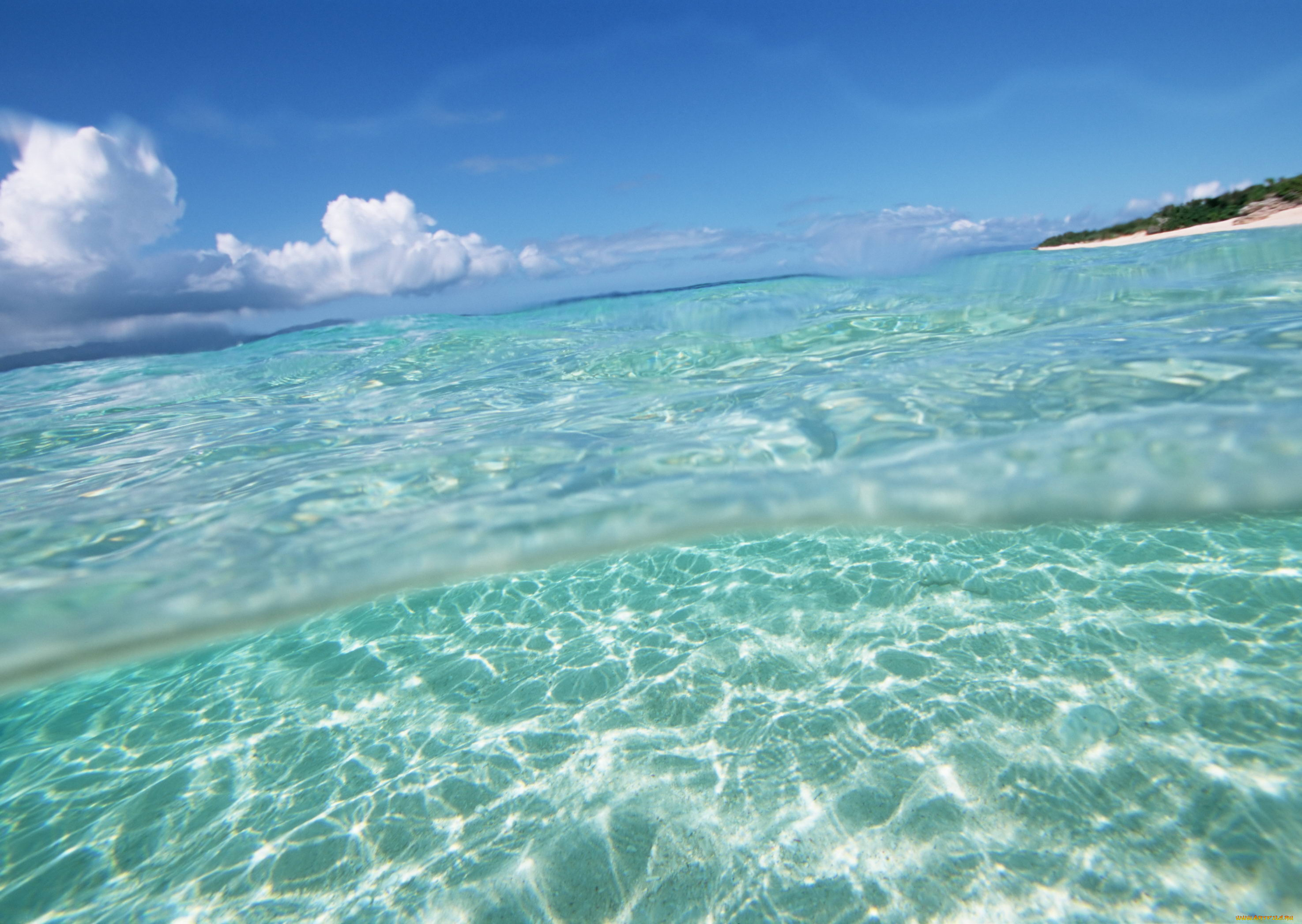 природа, моря, океаны, небо, берег, облака, море