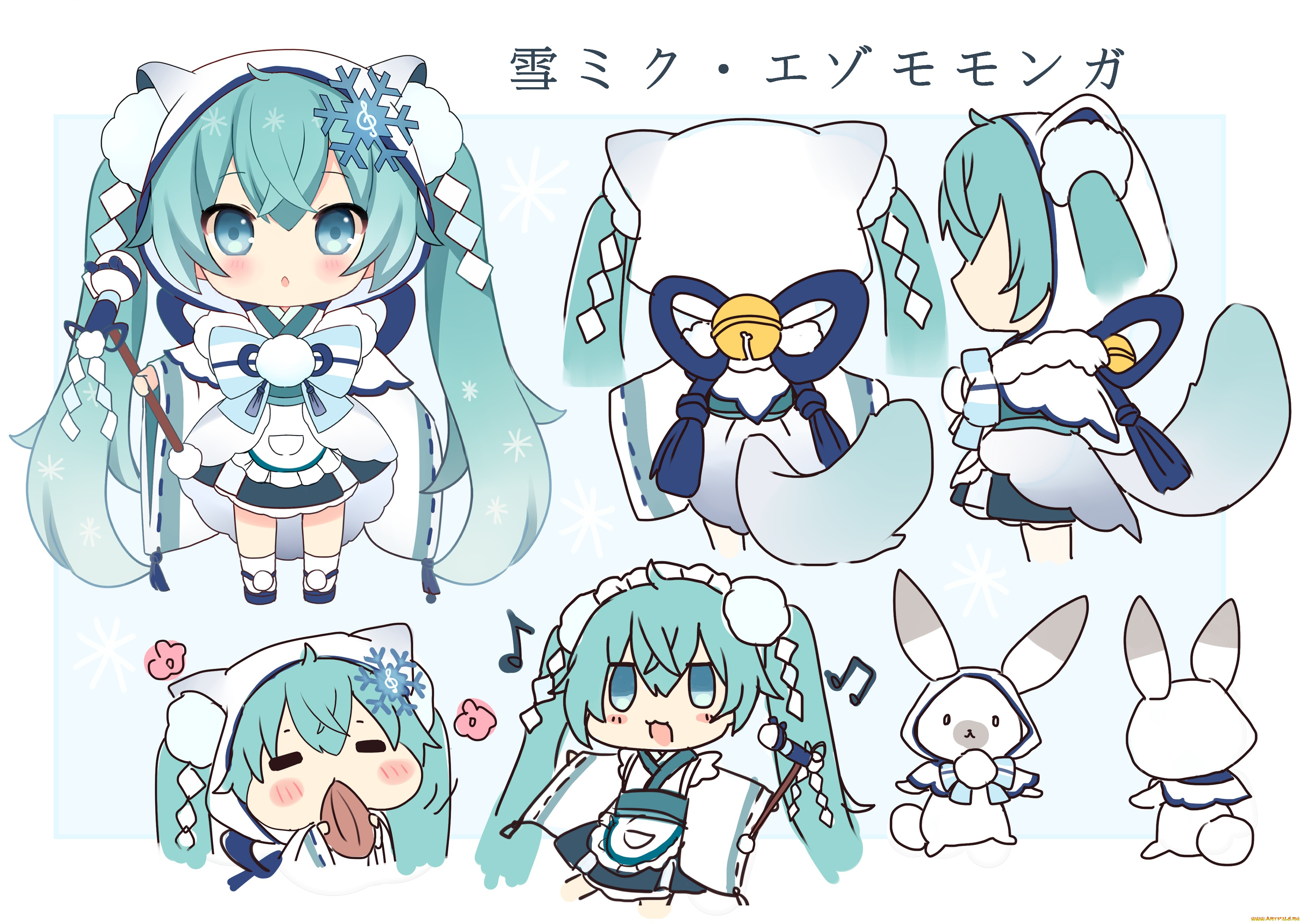 аниме, vocaloid, hatsune, miku