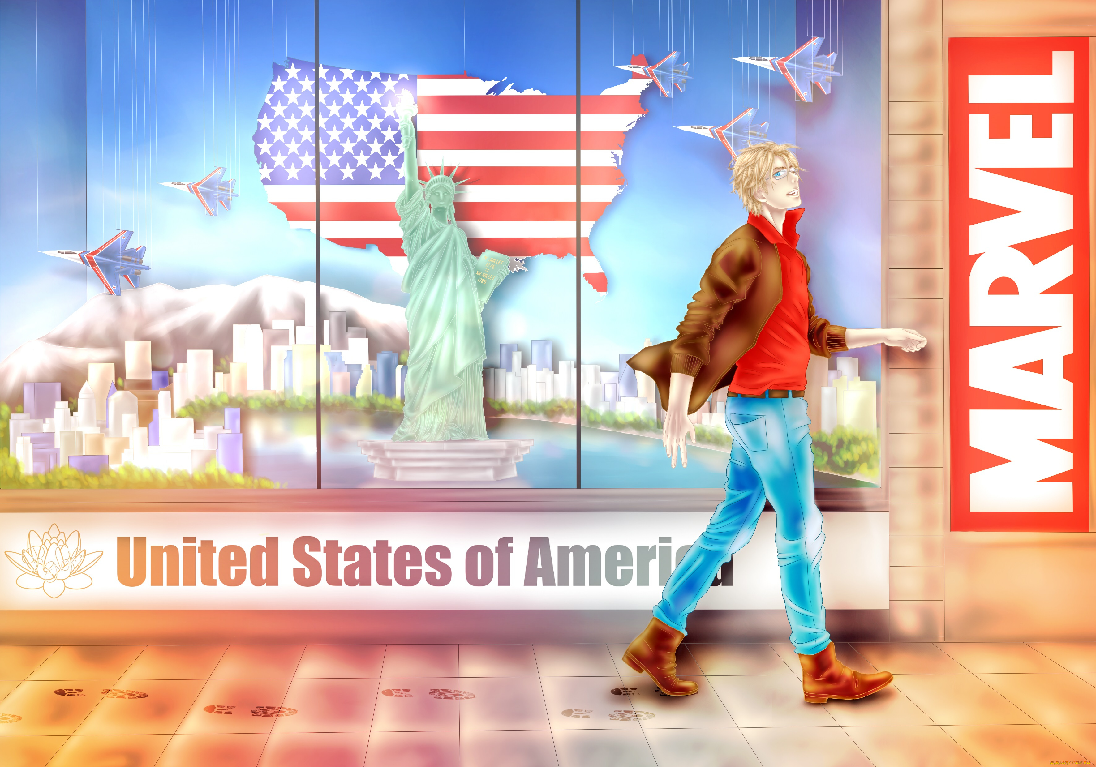 аниме, hetalia, , axis, powers, парень