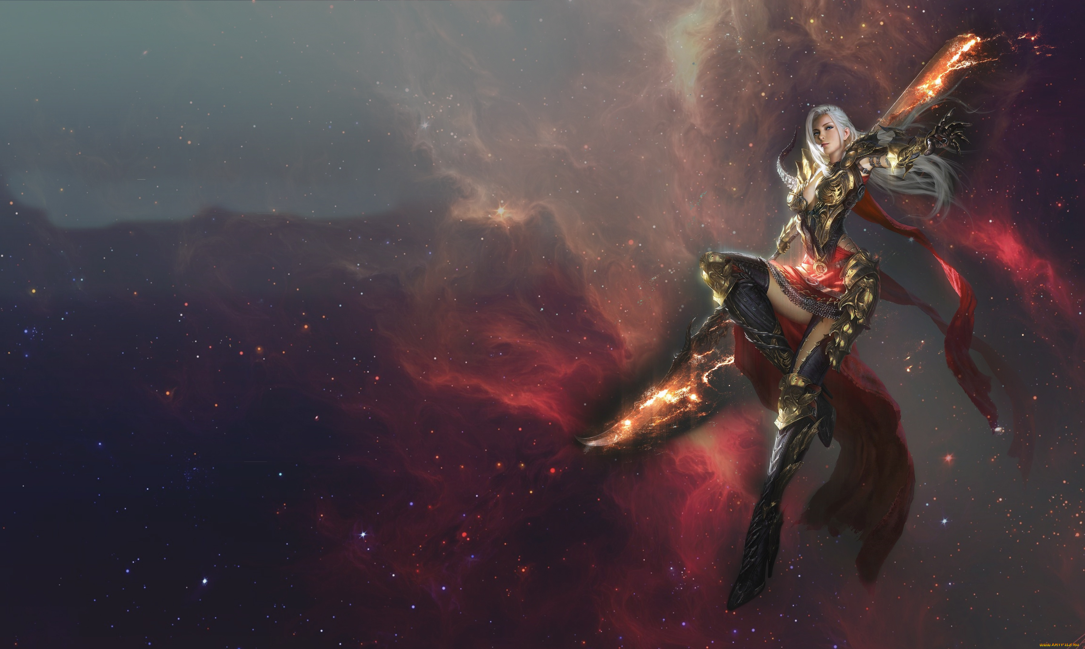 фэнтези, девушки, девушка, dragon, lord