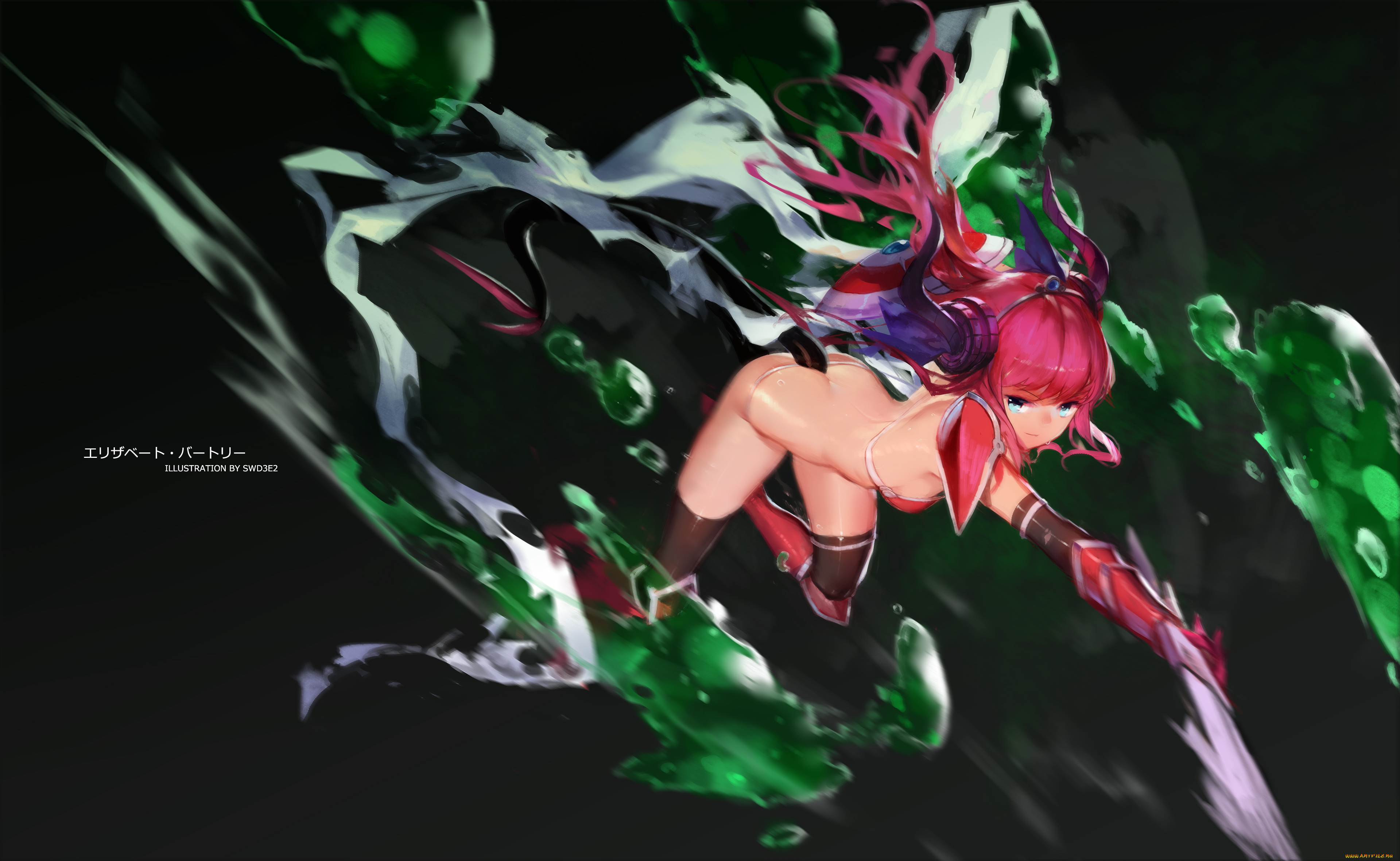 аниме, fate, stay, night, elizabeth, bathory