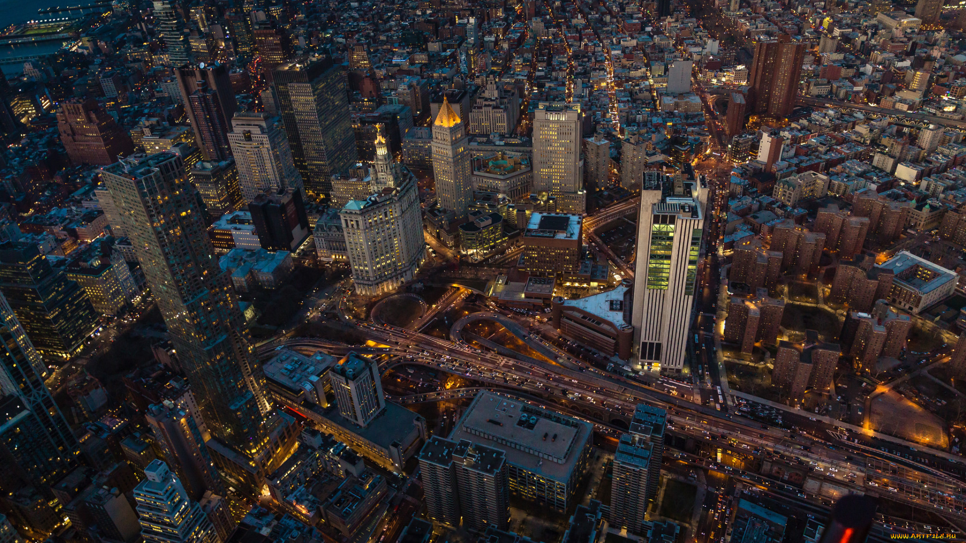 manhattan, города, нью-йорк, , сша, простор