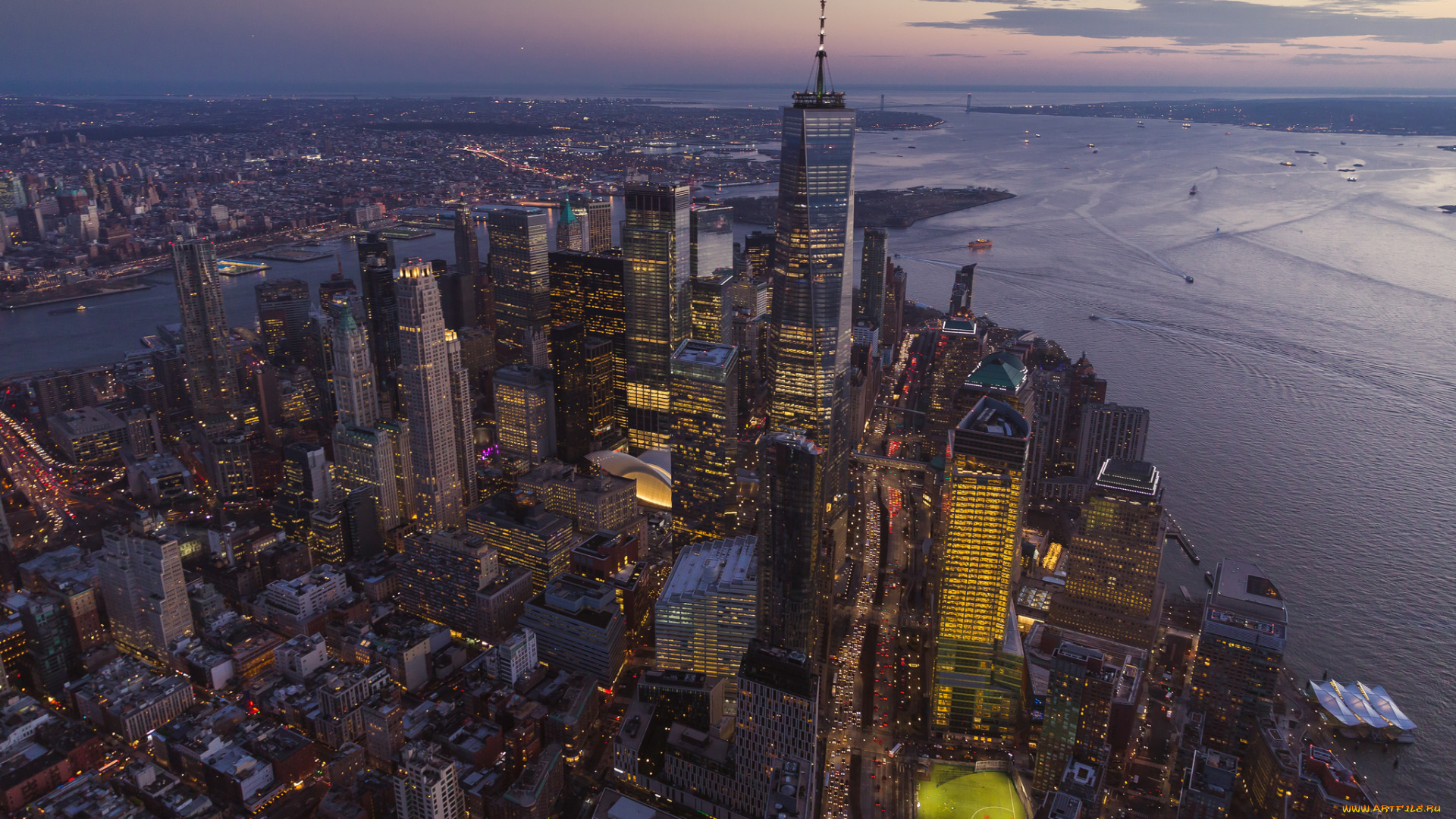 manhattan, города, нью-йорк, , сша, простор